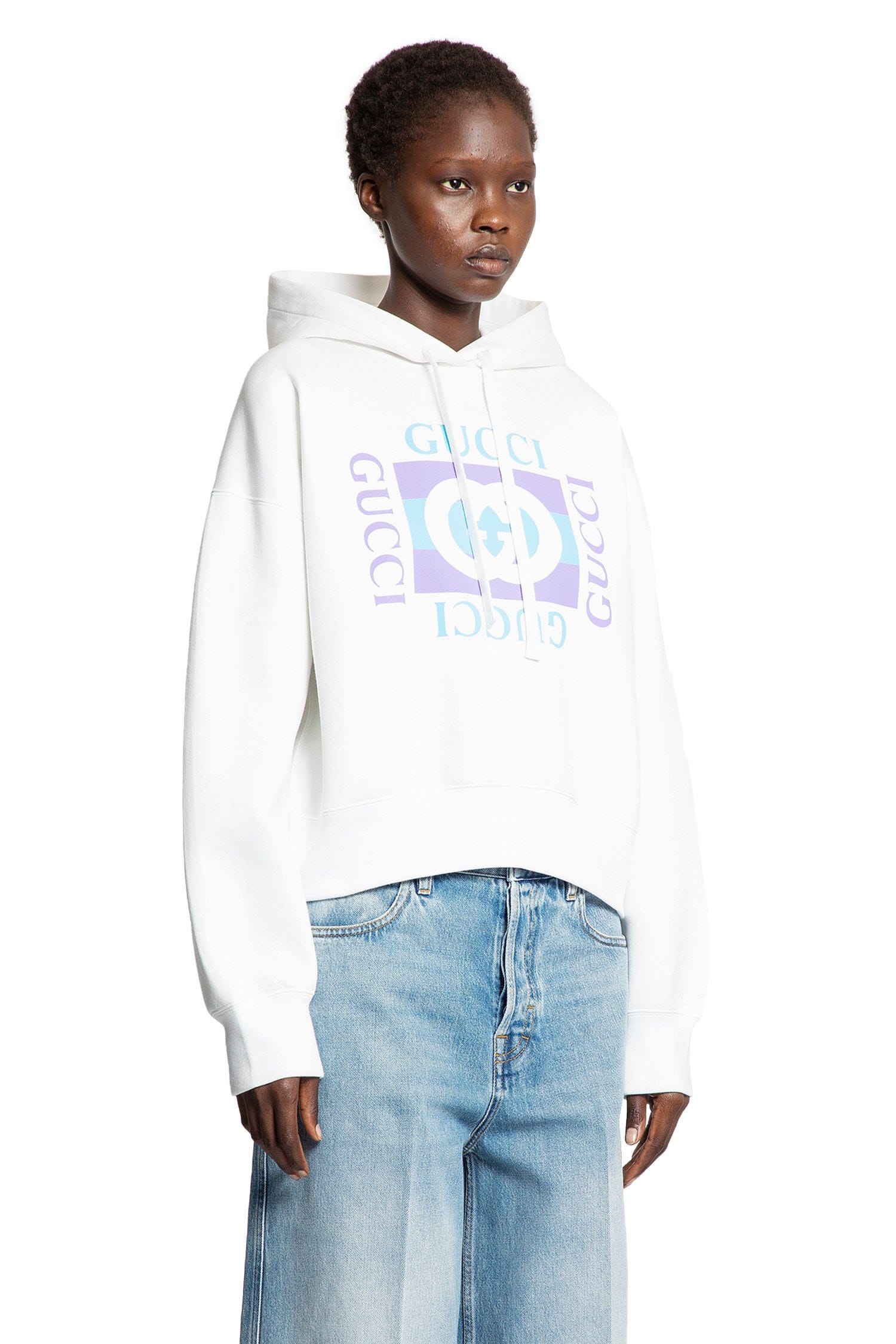 Gucci Vintage Logo Boxy Hoodie