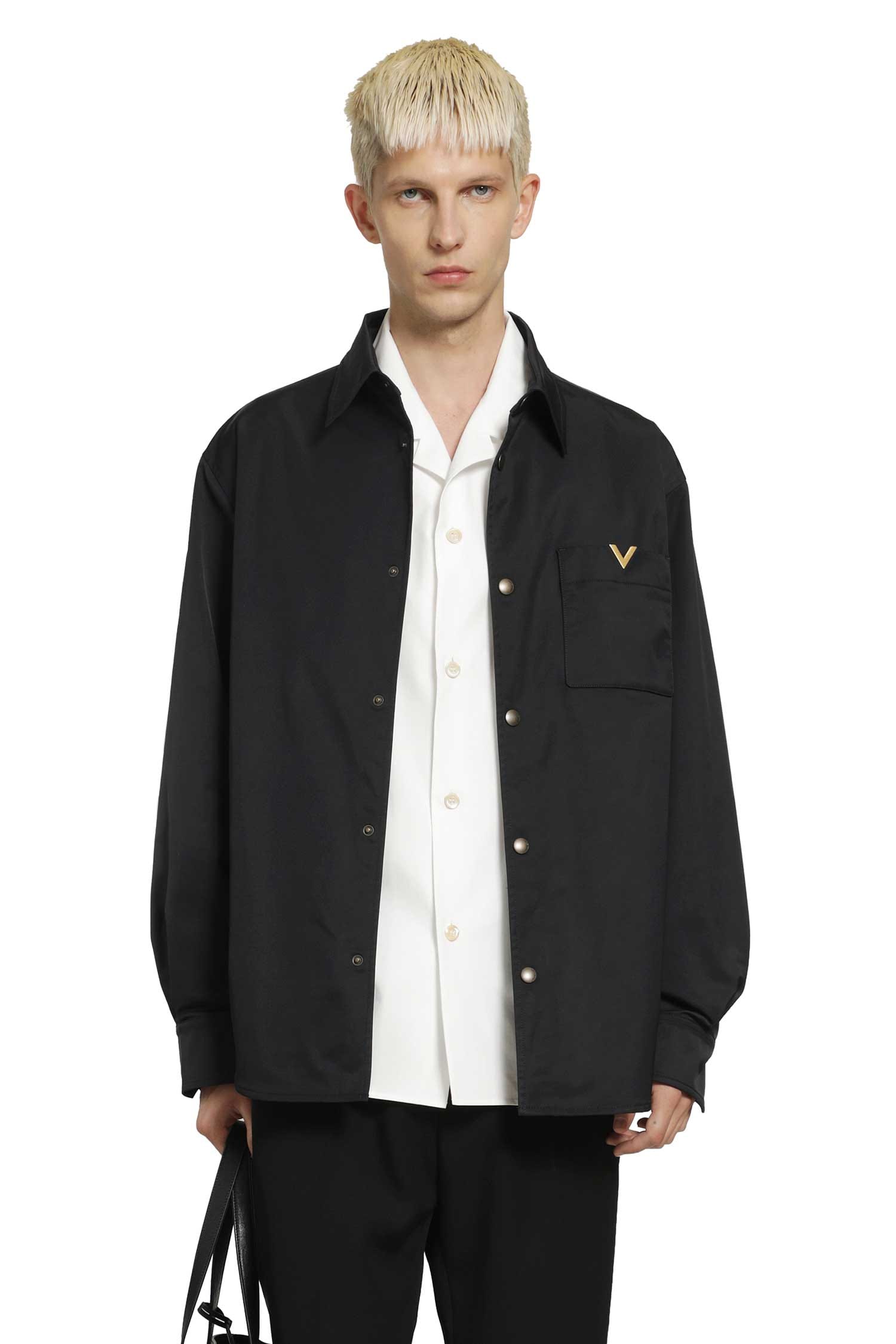Valentino VGold Nylon Shirt Jacket