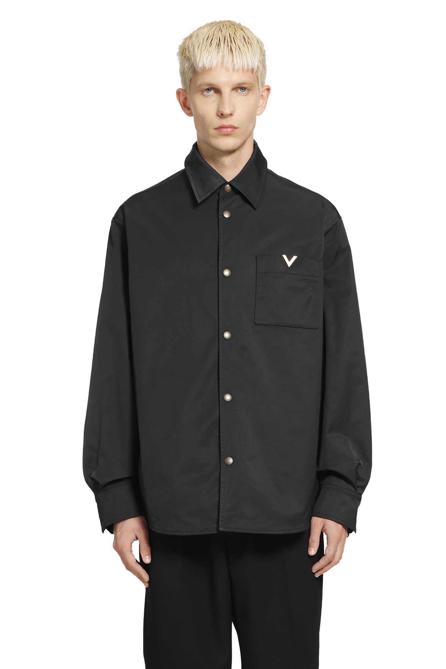 Valentino VGold Nylon Shirt Jacket