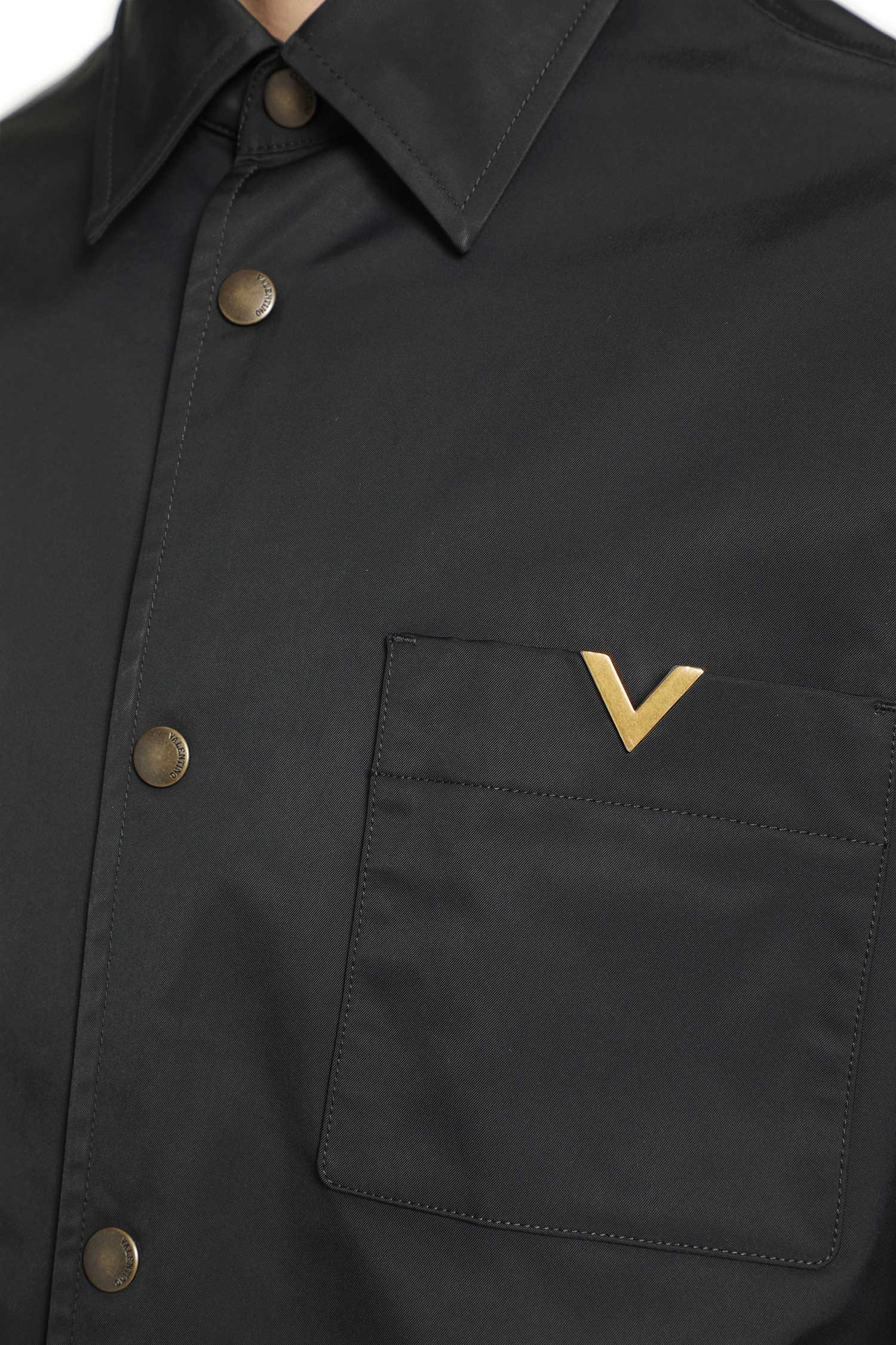 Valentino VGold Nylon Shirt Jacket