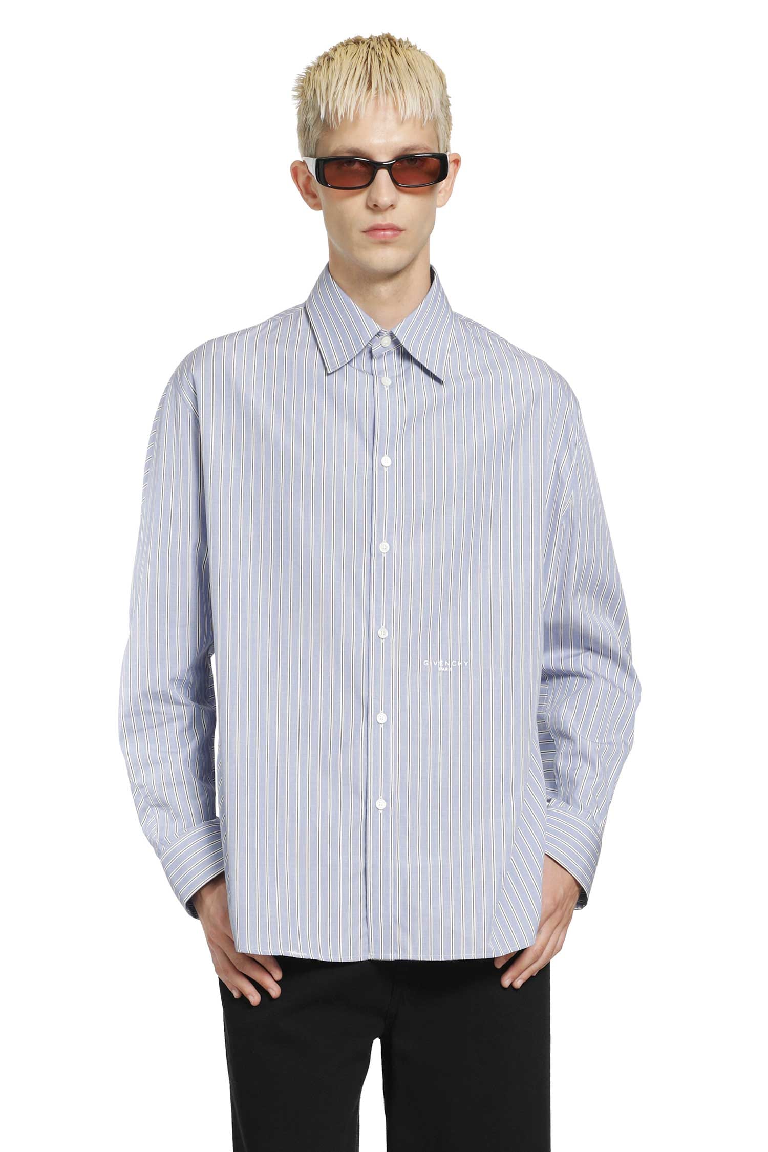 Givenchy Pinstriped Shirt in Cotton Poplin