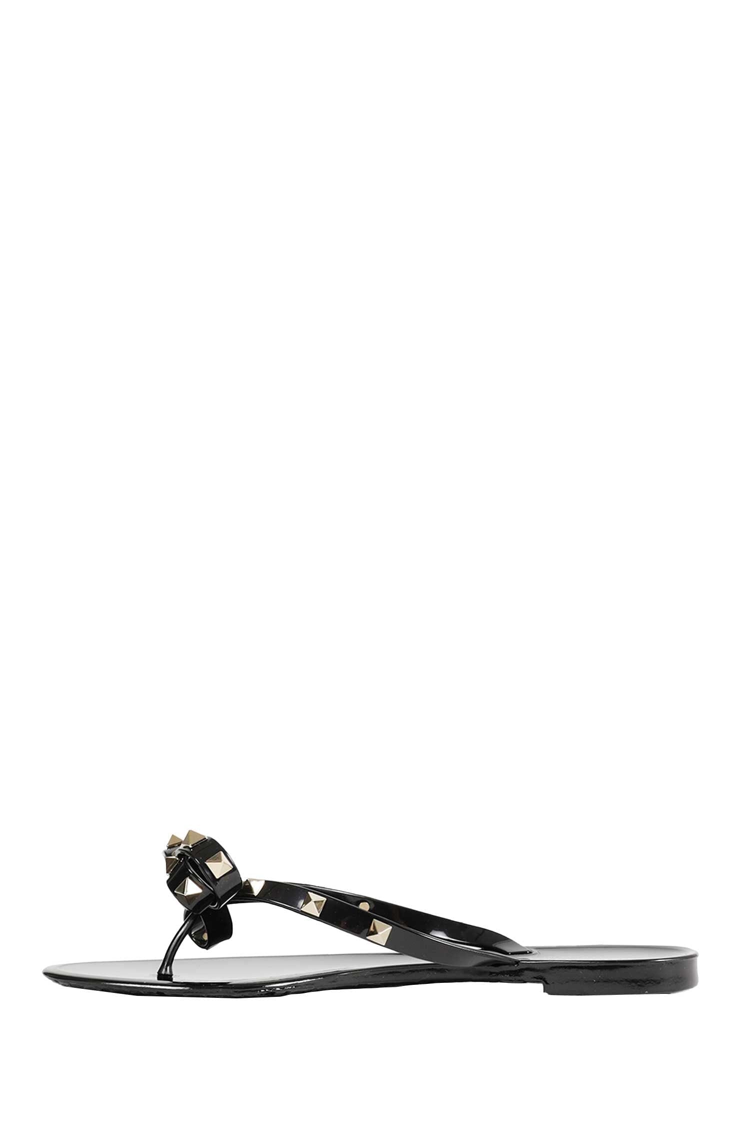 Valentino Garavani Rockstud Rubber Slippers