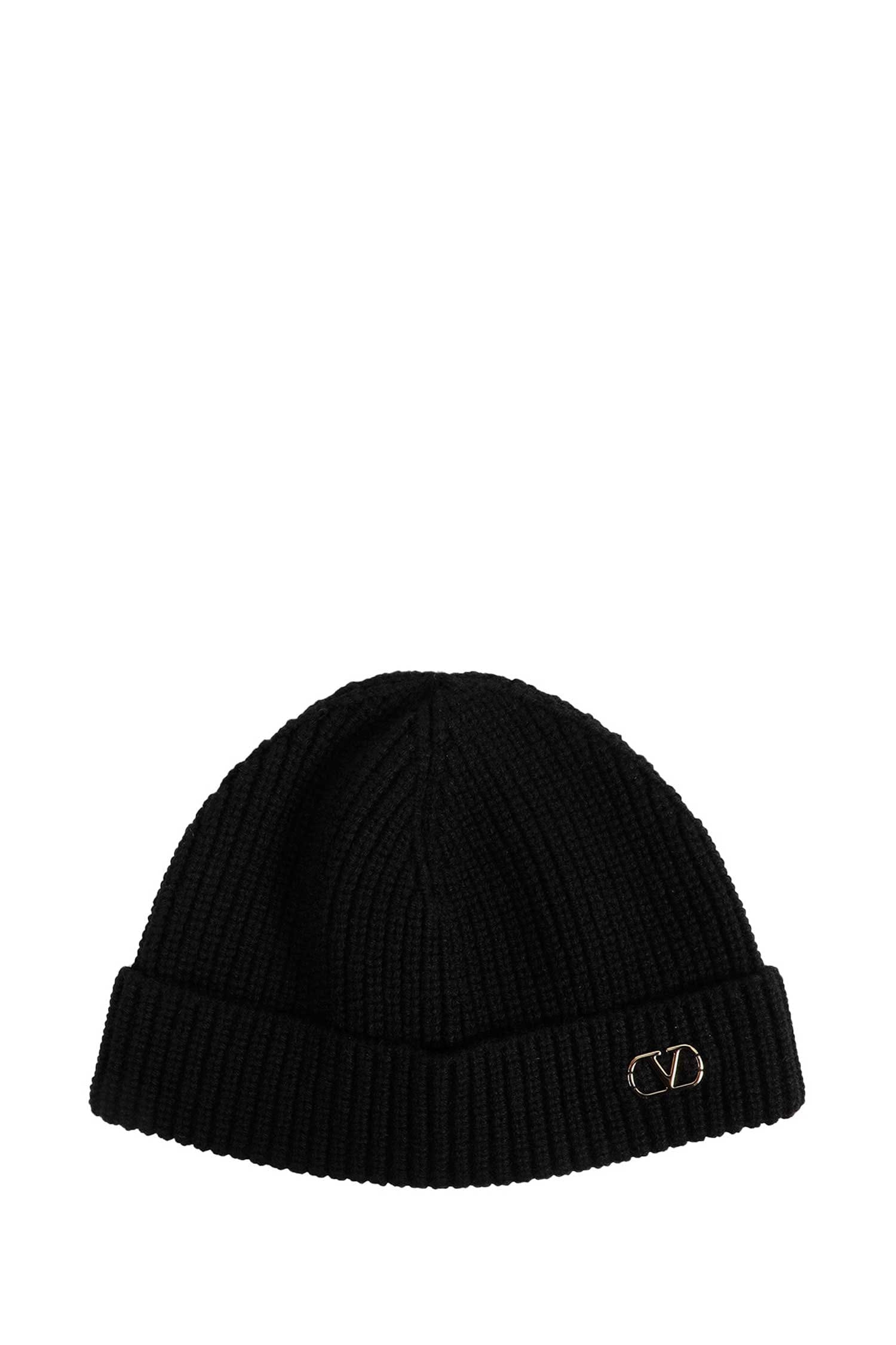 Valentino VLogo Cashmere Beanie