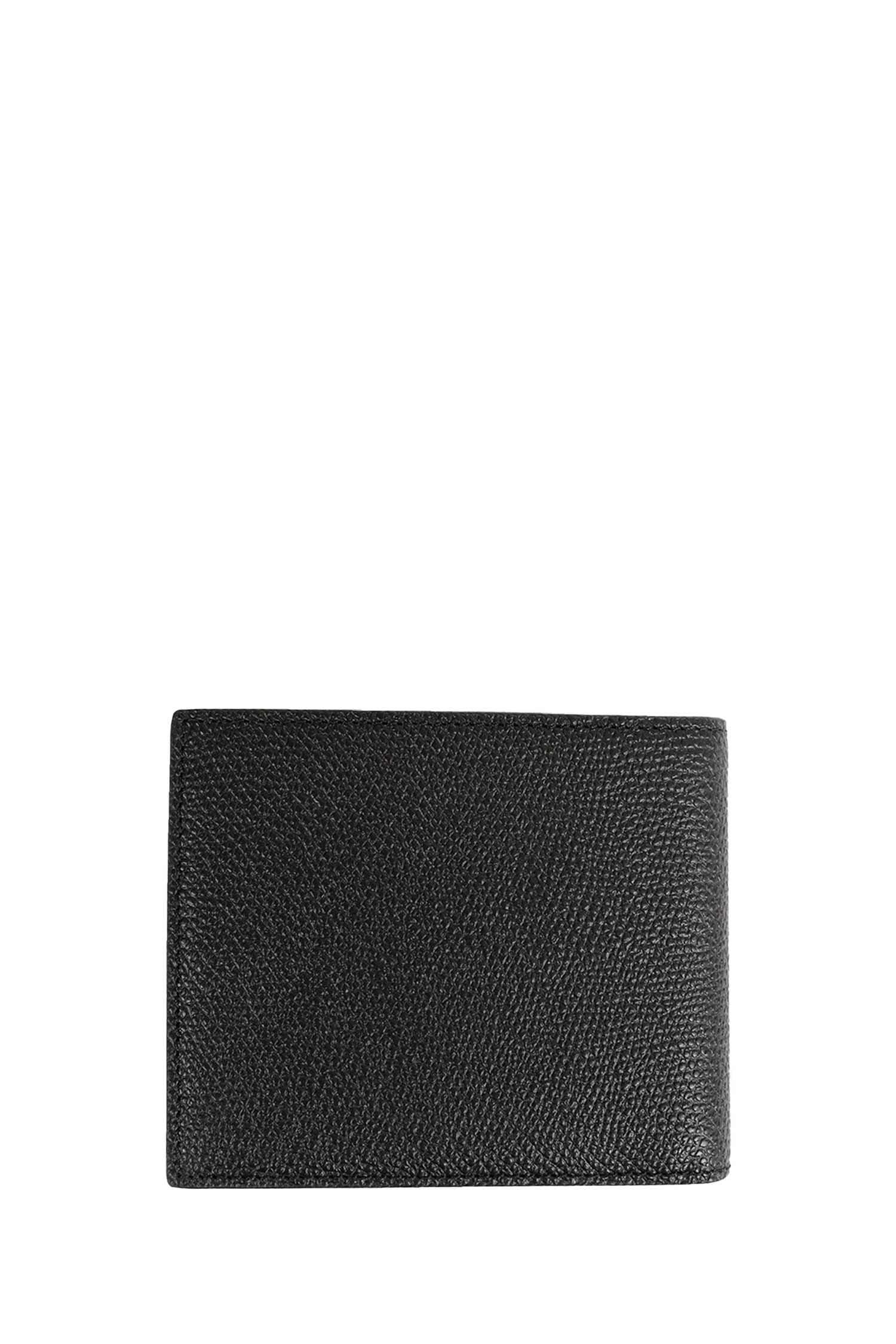 Valentino Garavani Vlogo Grainy Calfskin Wallet