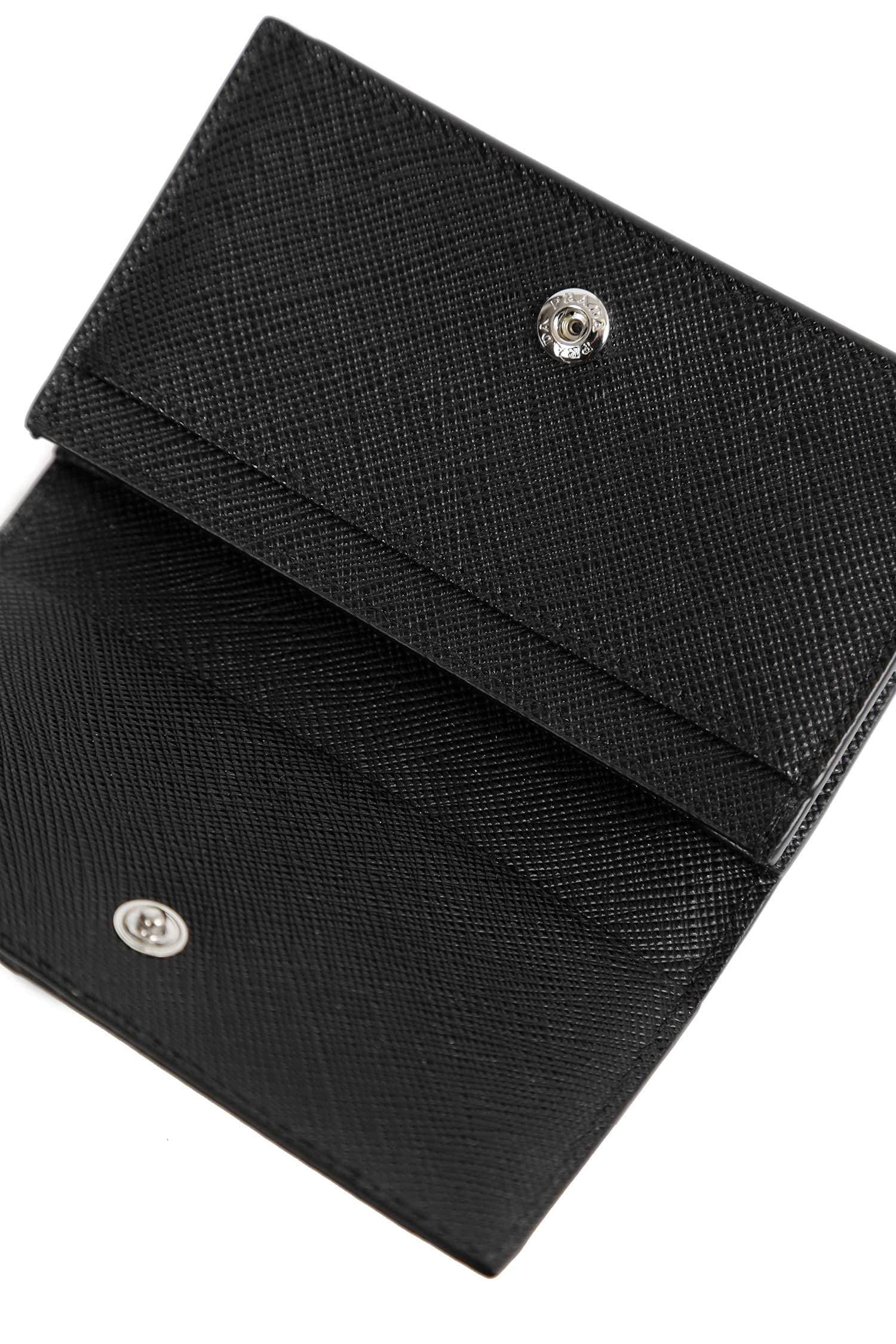 Prada Saffiano Leather Business Card Holder