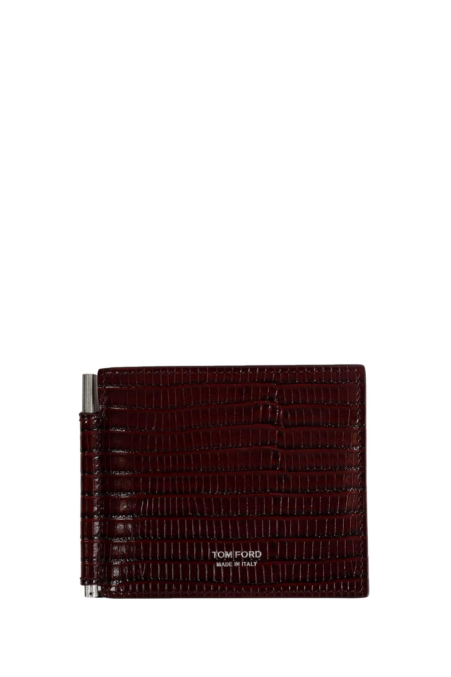 TOM FORD Printed Tejus Money Clip Wallet