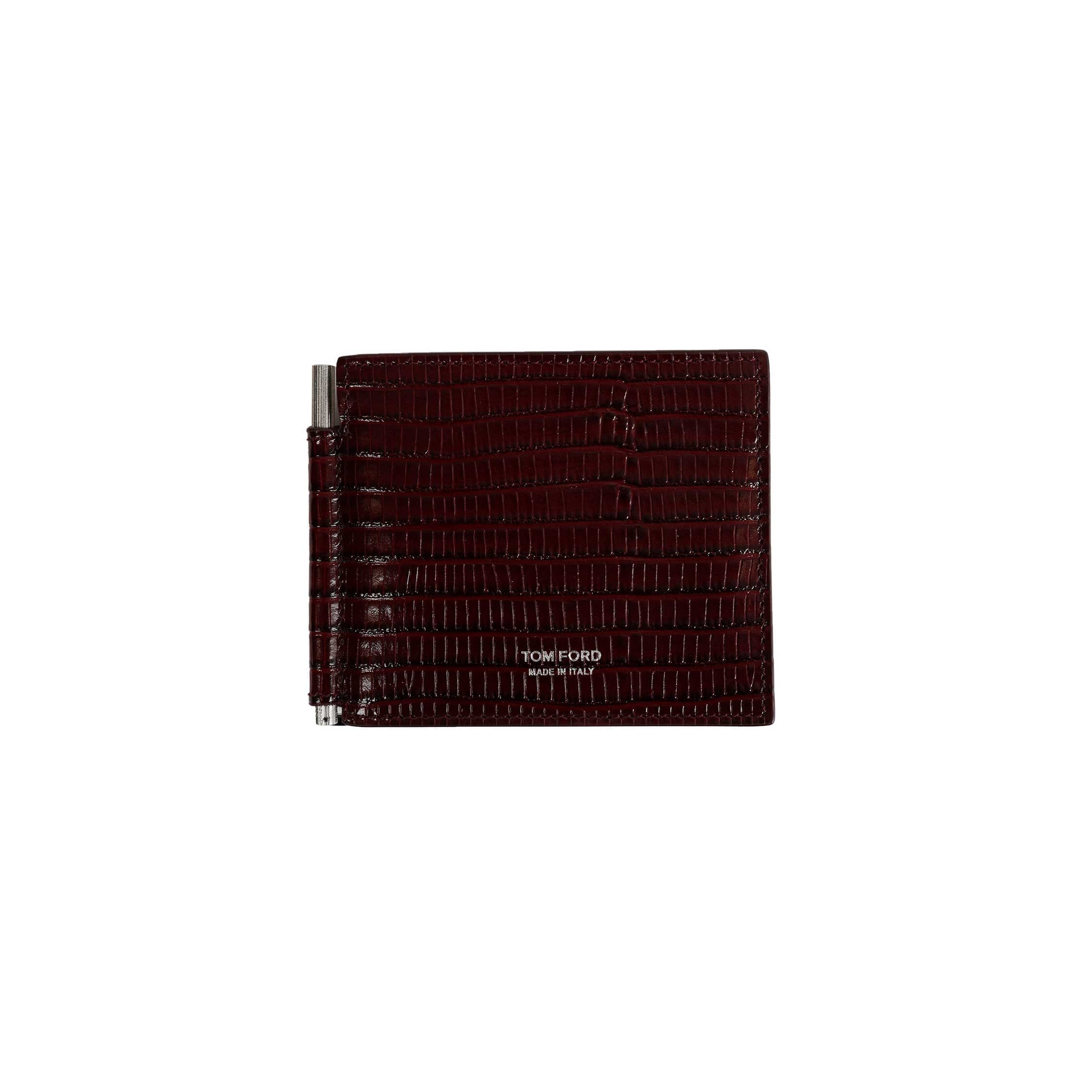 TOM FORD Printed Tejus Money Clip Wallet