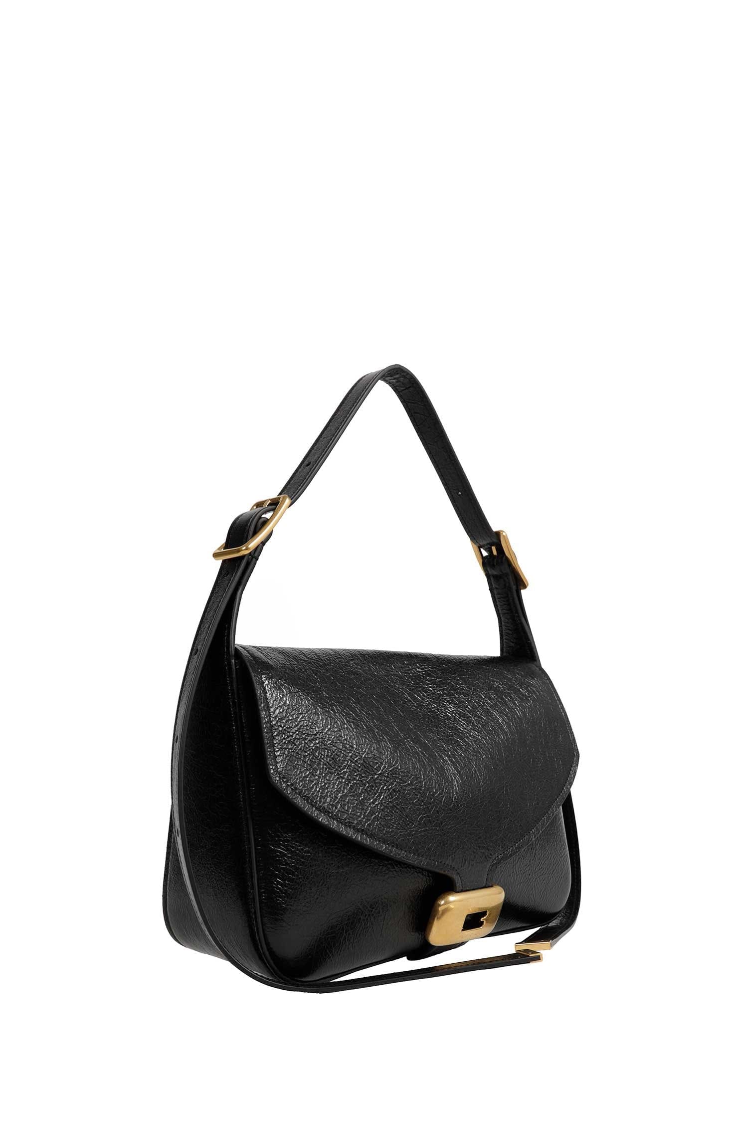 Balenciaga Clicca Leather Medium Shoulder Bag