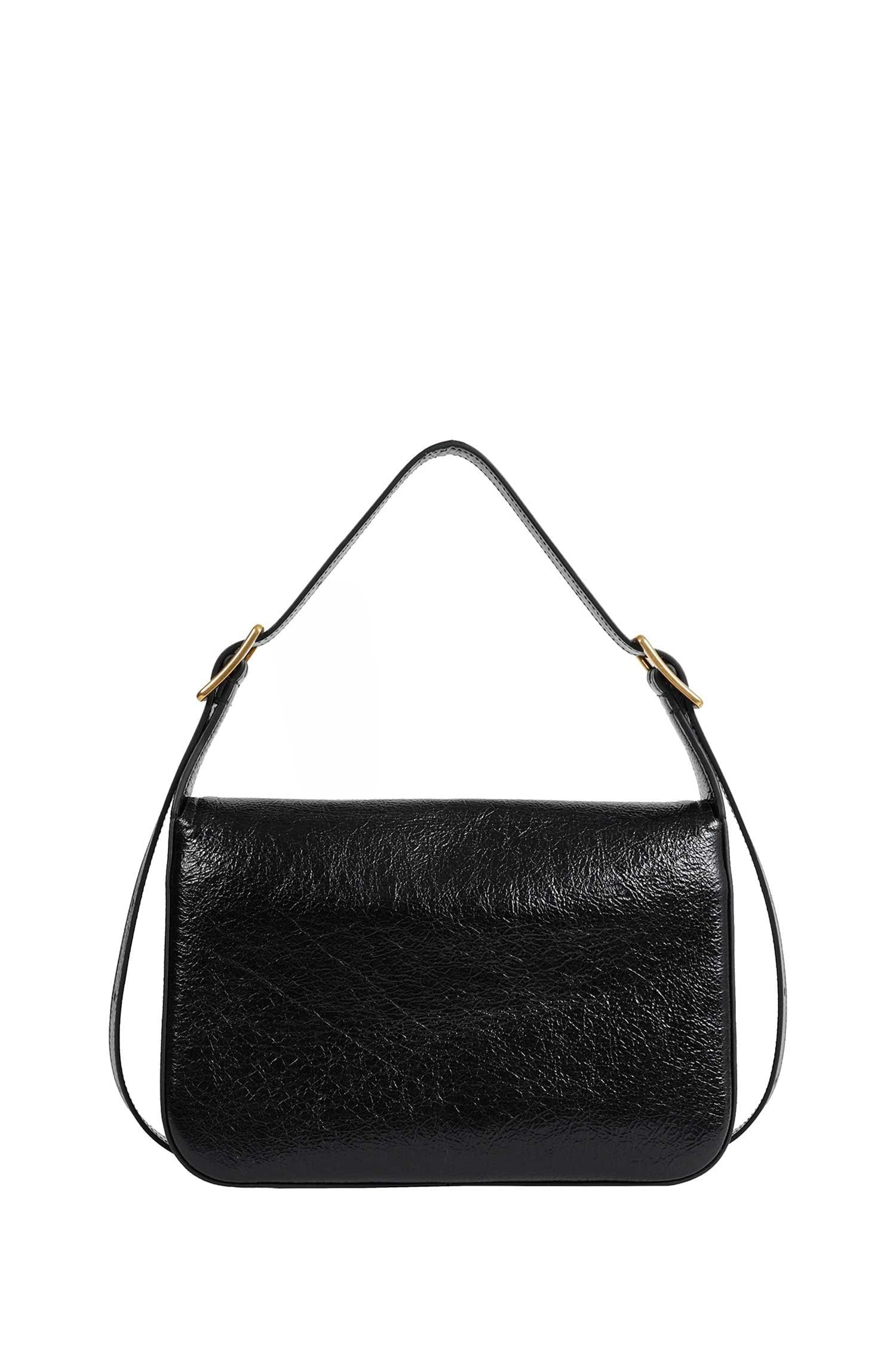 Balenciaga Clicca Leather Medium Shoulder Bag