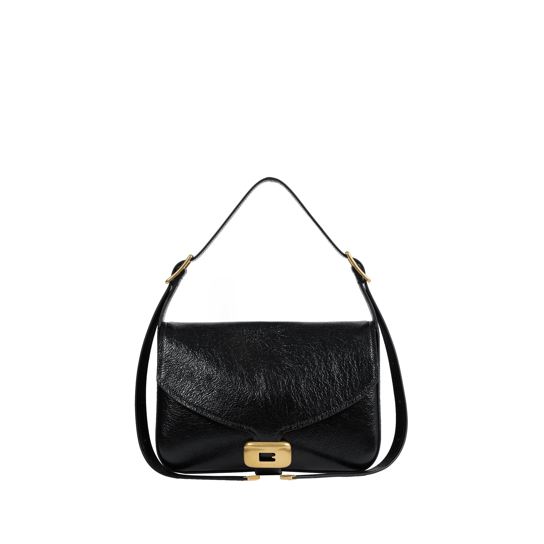 Balenciaga Clicca Leather Medium Shoulder Bag