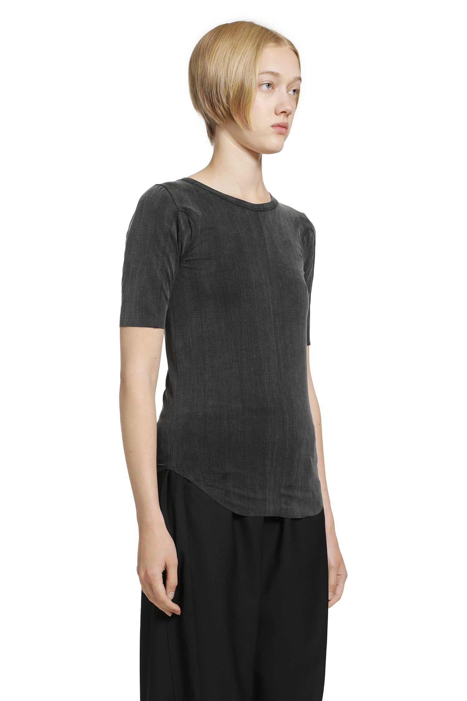 ANDREA YA AQOV Stretch Cupro Jersey T-Shirt