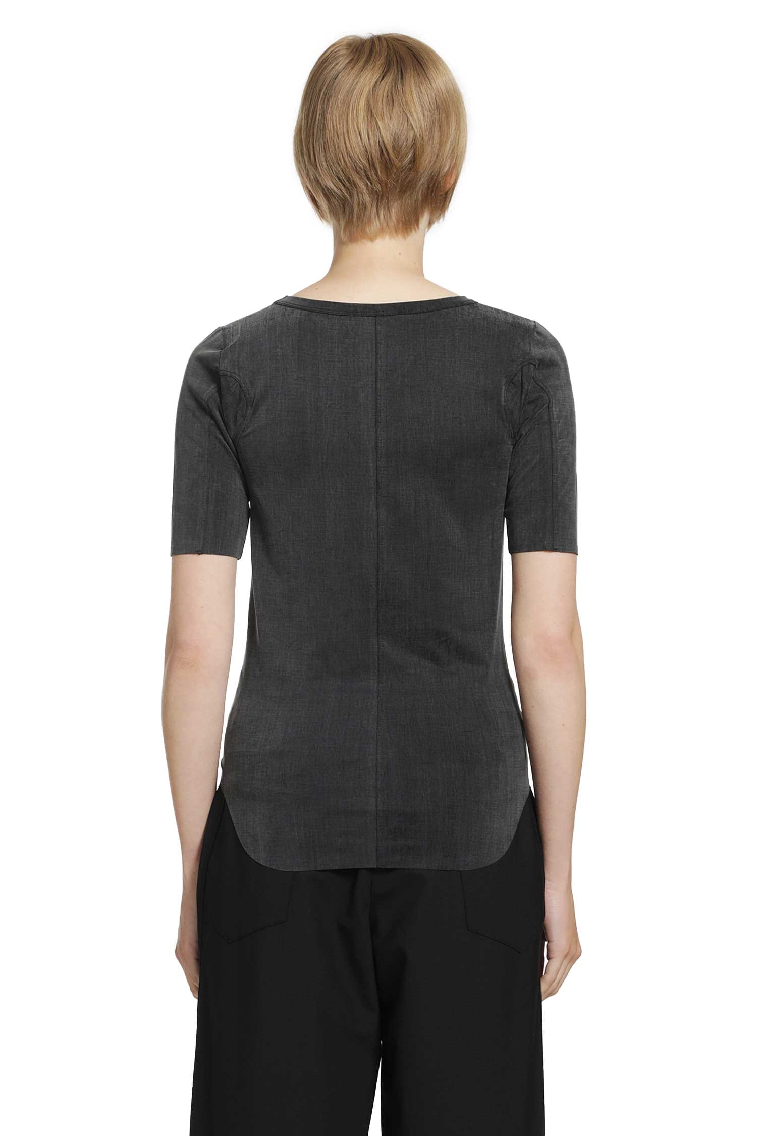ANDREA YA AQOV Stretch Cupro Jersey T-Shirt