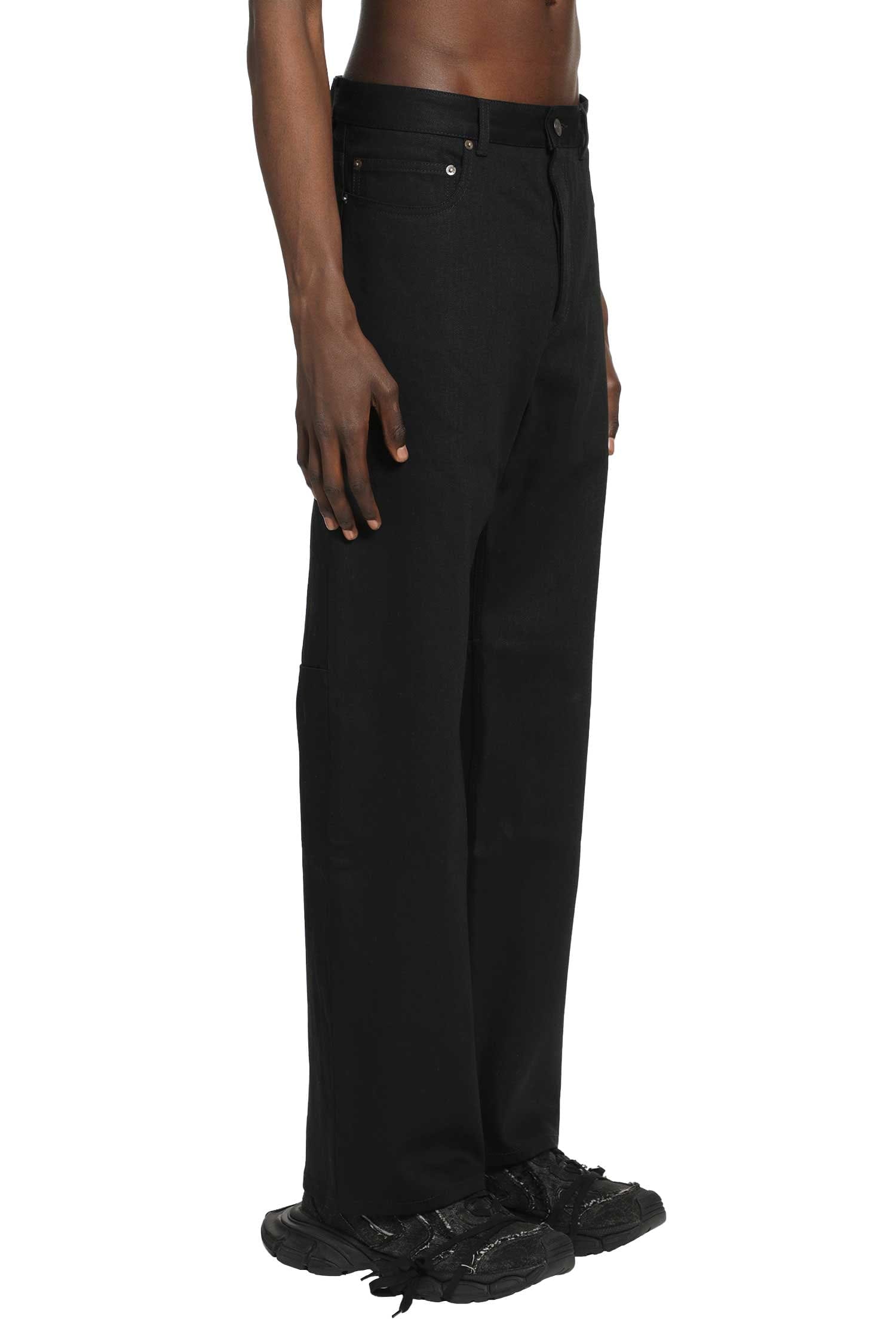 Balenciaga Curved Knee Jeans