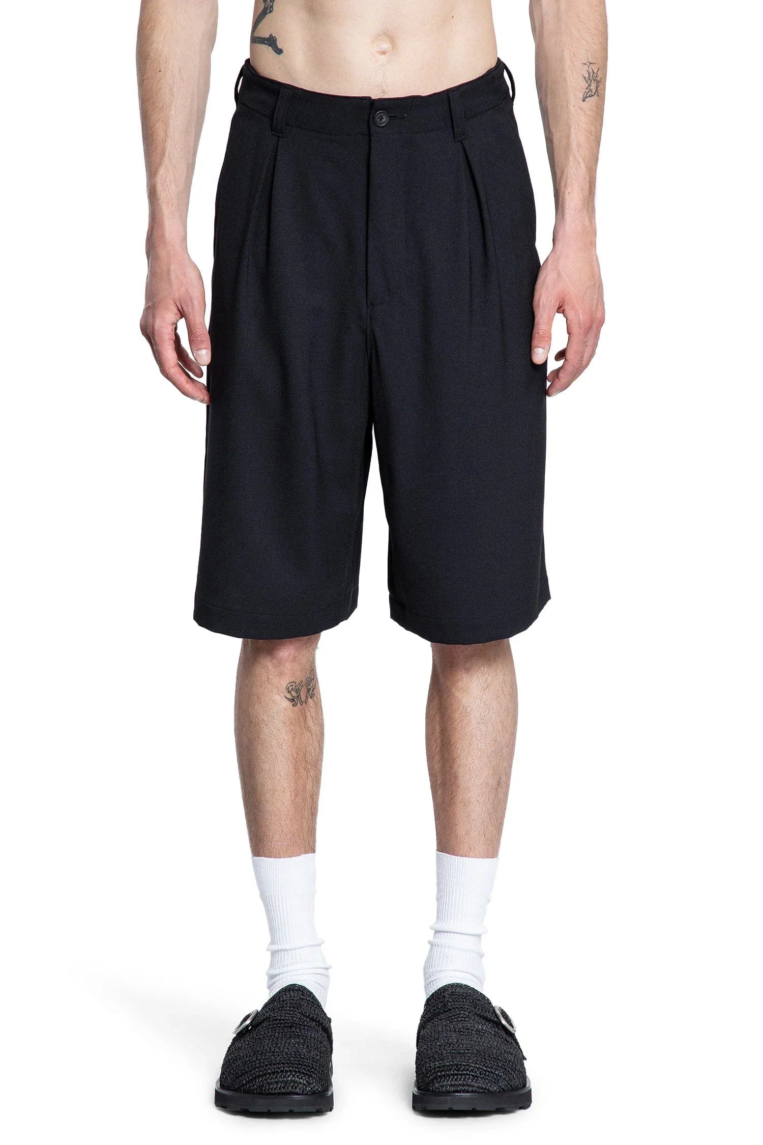 KUON Twill Suiting 3/4 Trousers