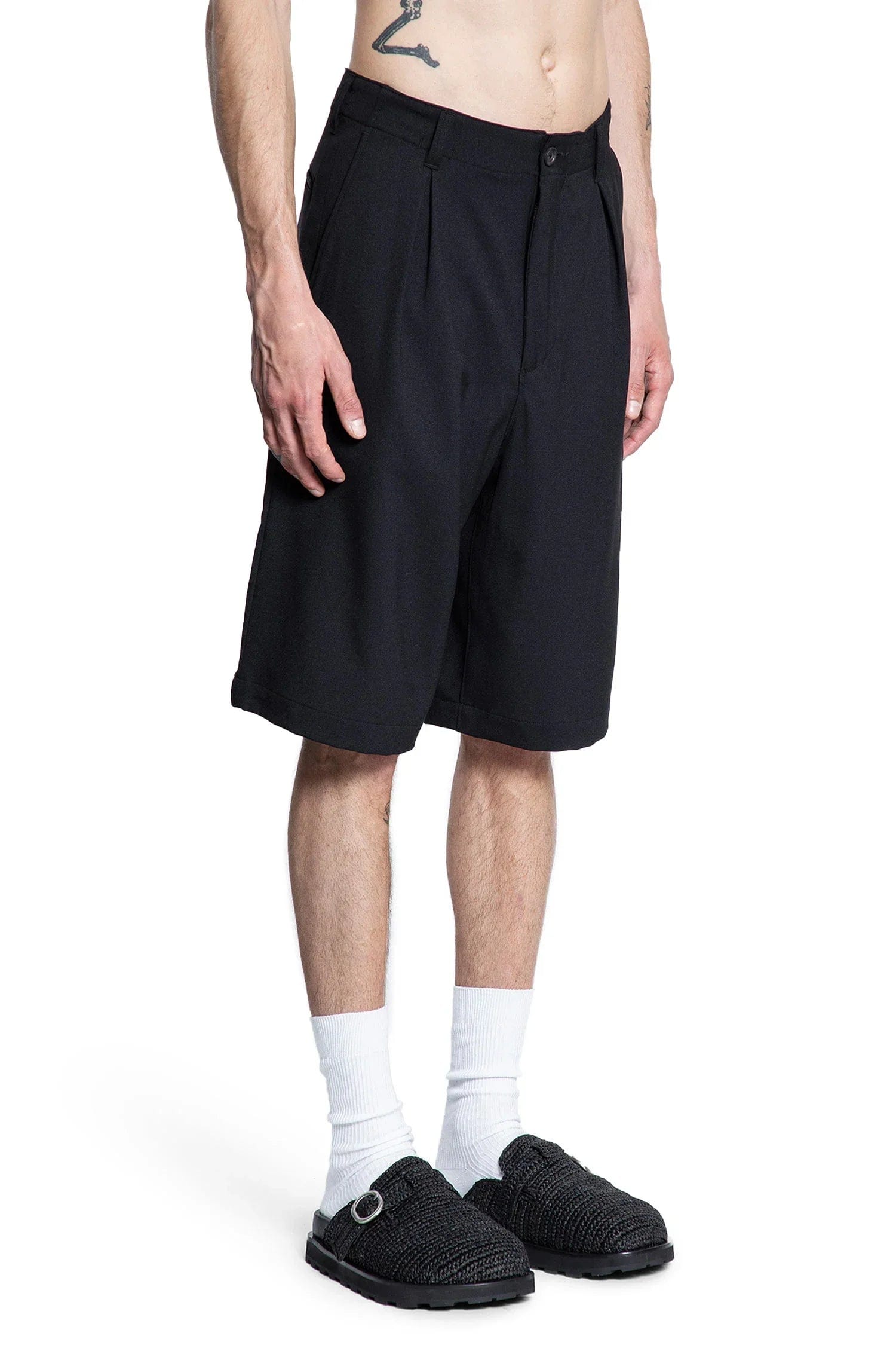 KUON Twill Suiting 3/4 Trousers