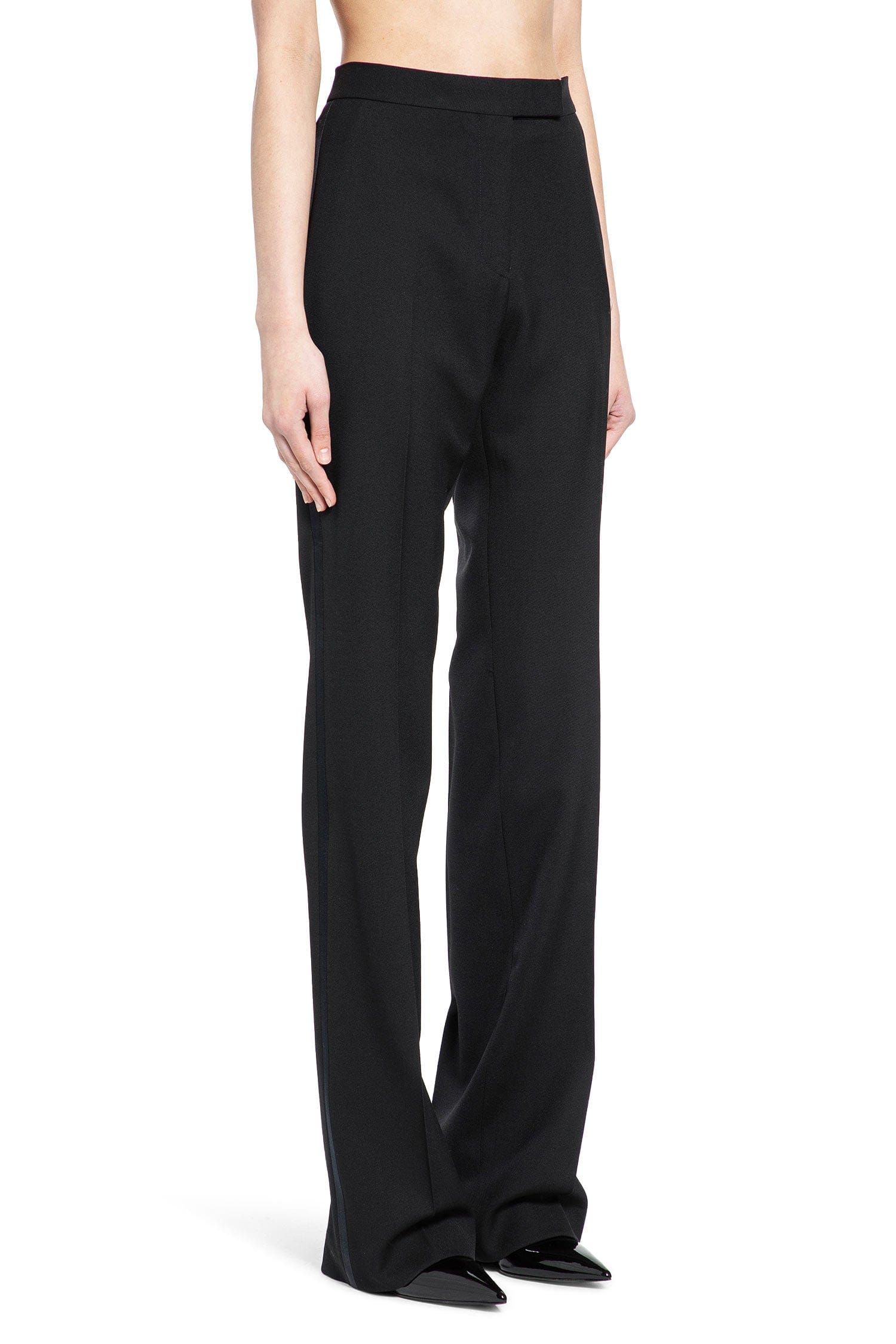 TOM FORD Grain De Poudre Wool Tuxedo Trousers