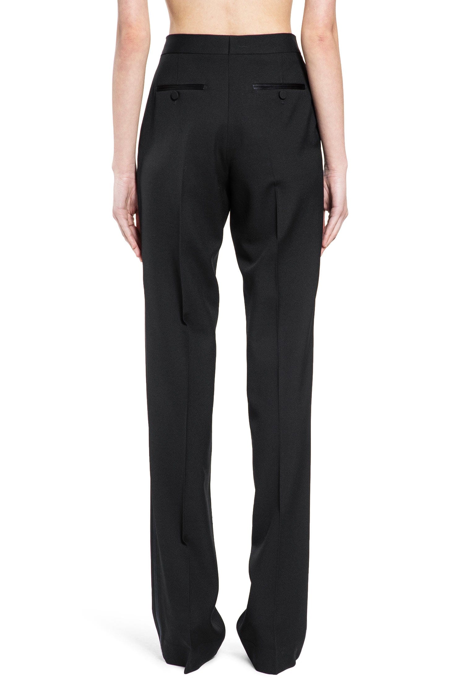 TOM FORD Grain De Poudre Wool Tuxedo Trousers