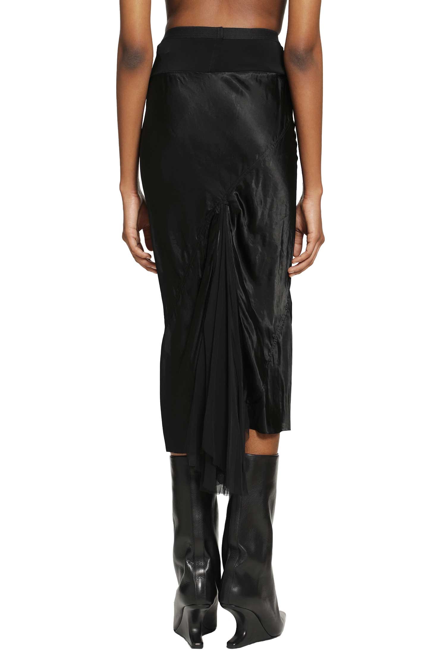 Rick Owens Temple A-Line Bias Skirt