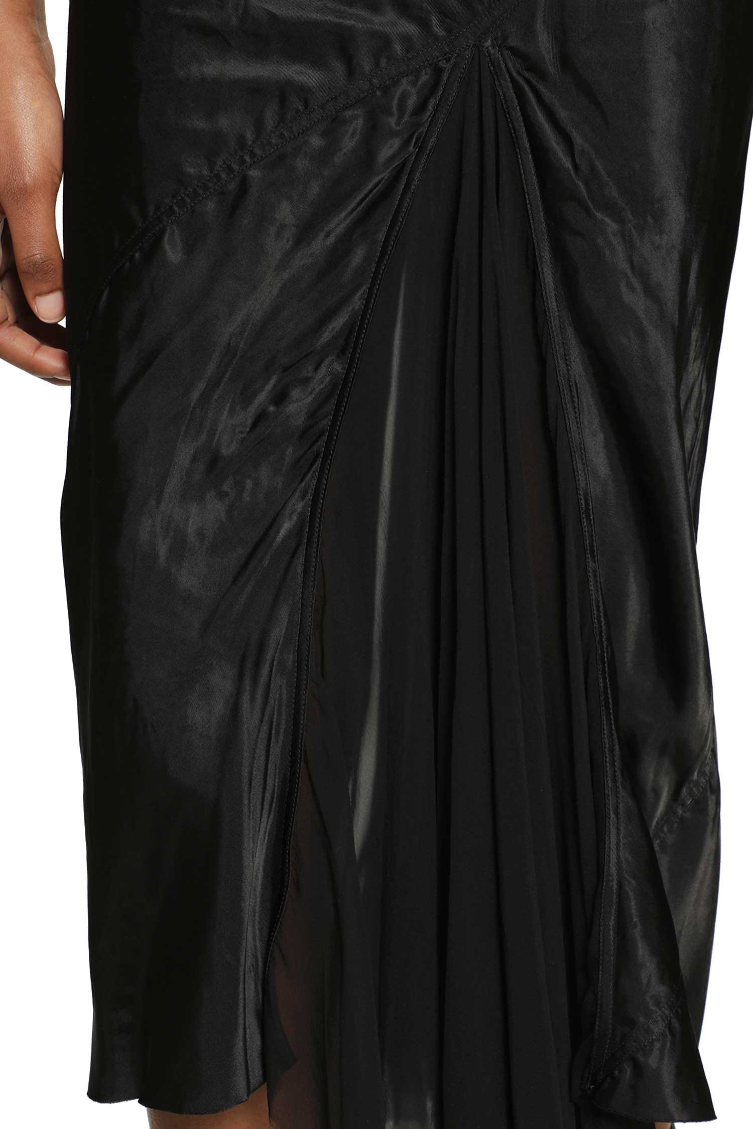 Rick Owens Temple A-Line Bias Skirt