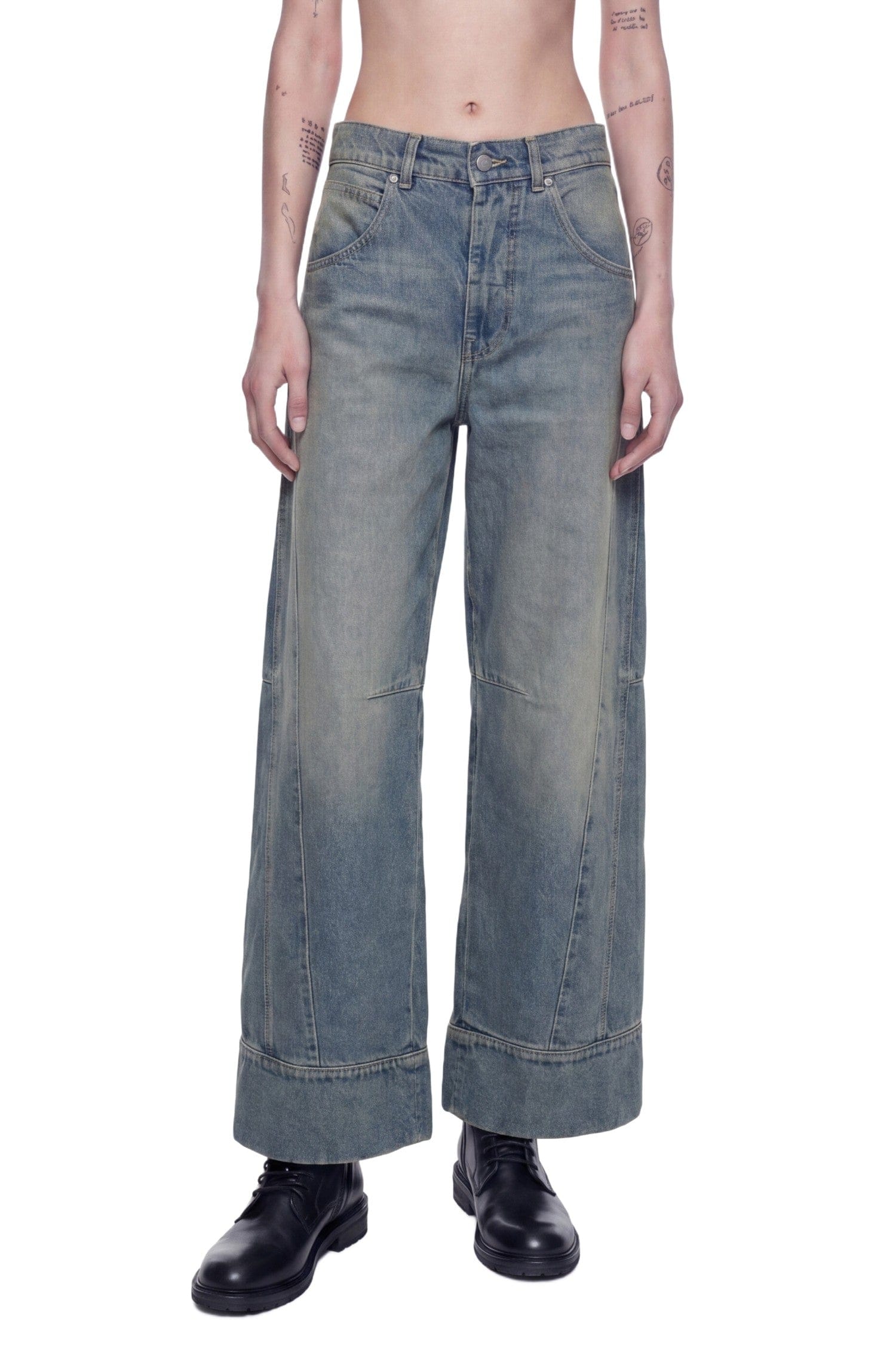 ANDREA YA AQOV High Cuff Pants