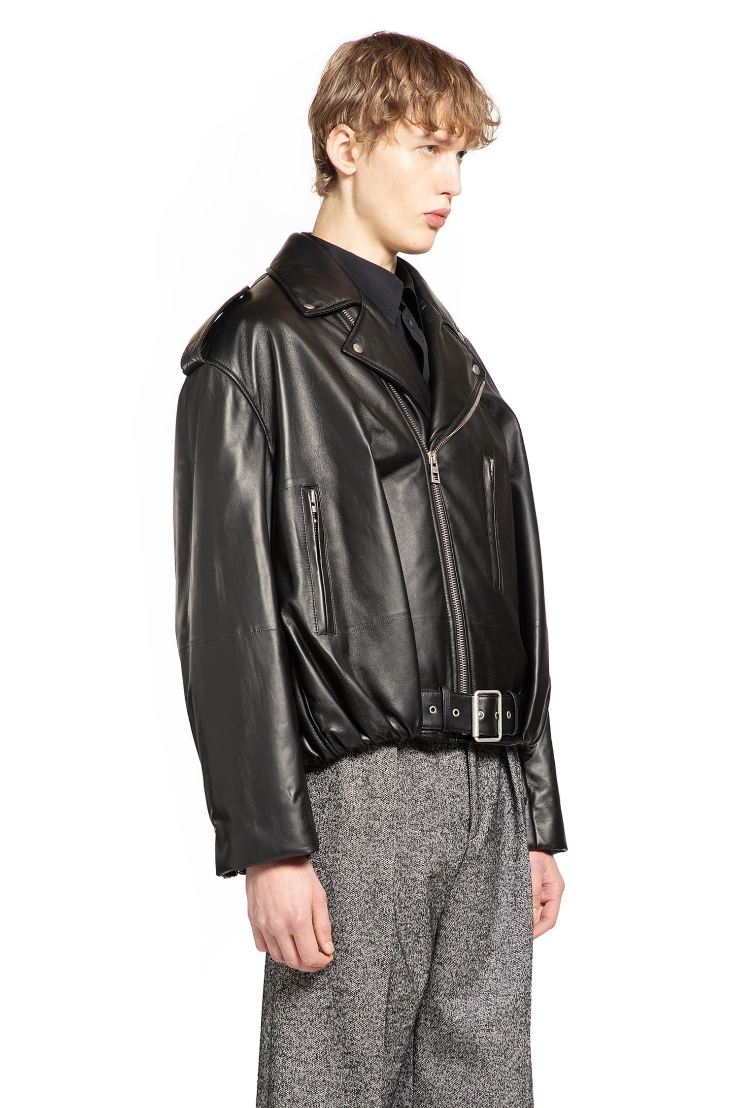 Loewe Balloon Biker Jacket in Nappa
