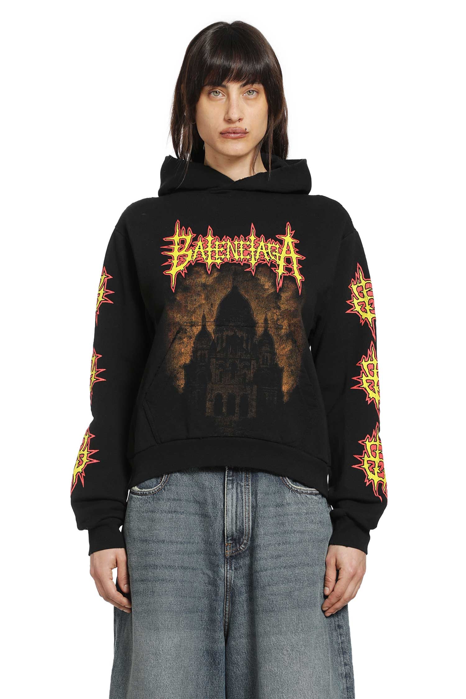 Balenciaga Sacré Coeur Medium Fit Hoodie