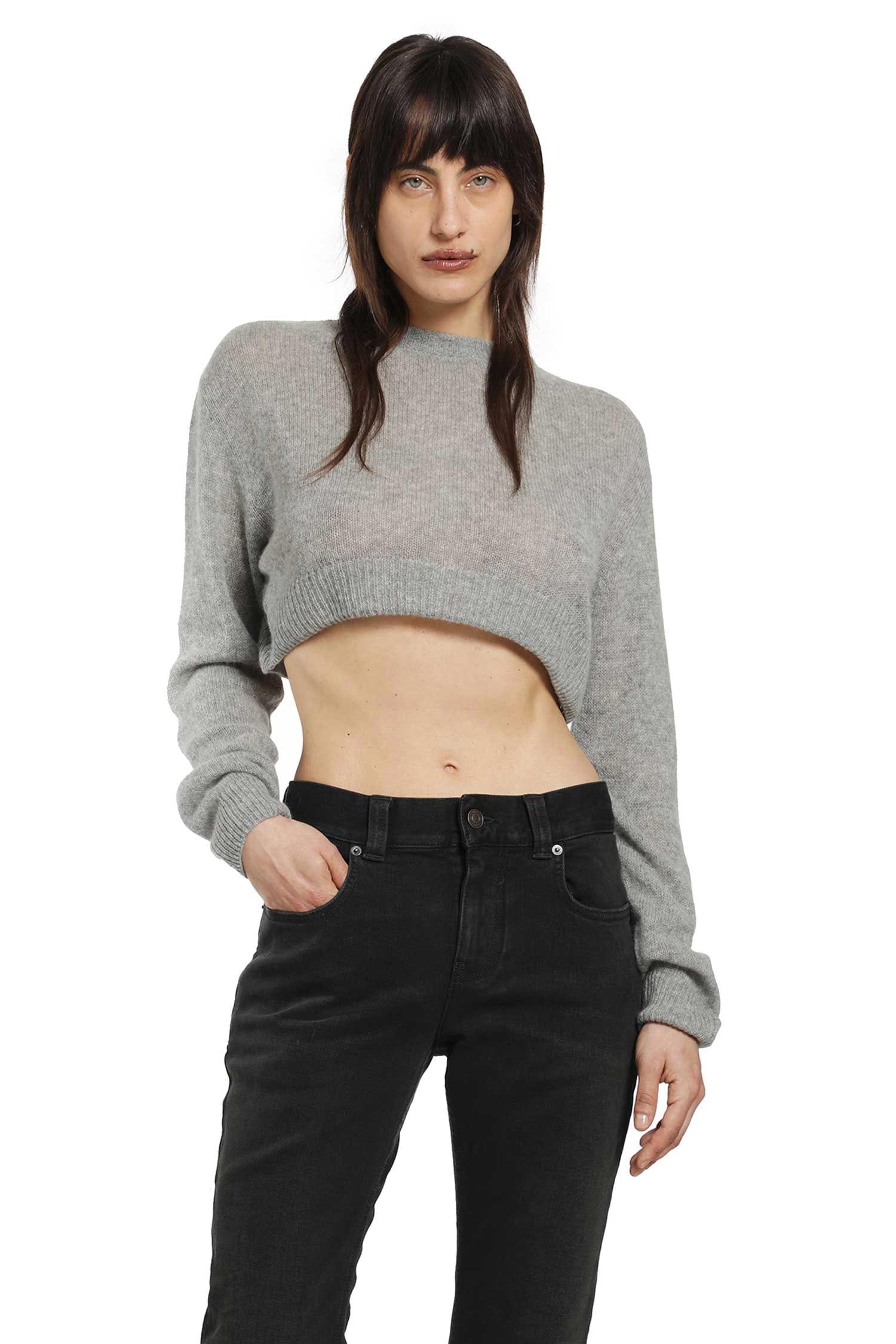 Balenciaga Cropped Crewneck Sweater