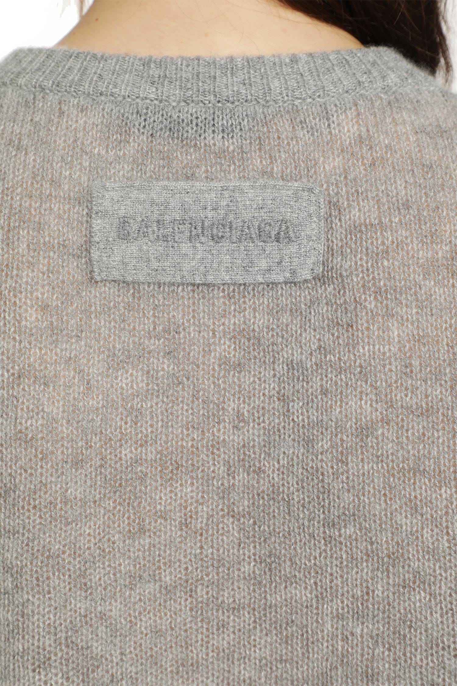 Balenciaga Cropped Crewneck Sweater