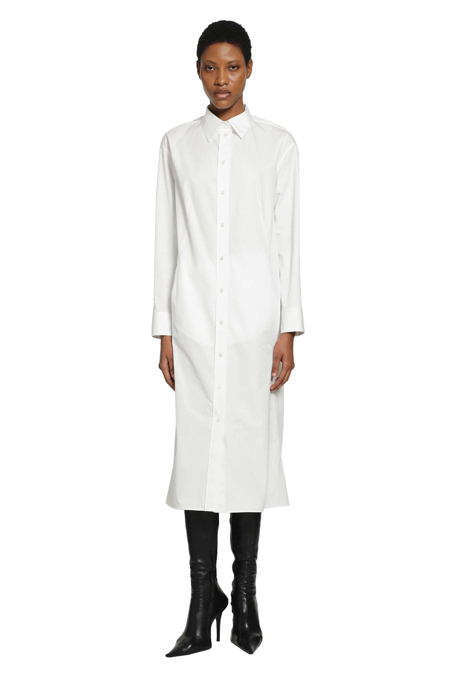 Balenciaga Draped Back Dress