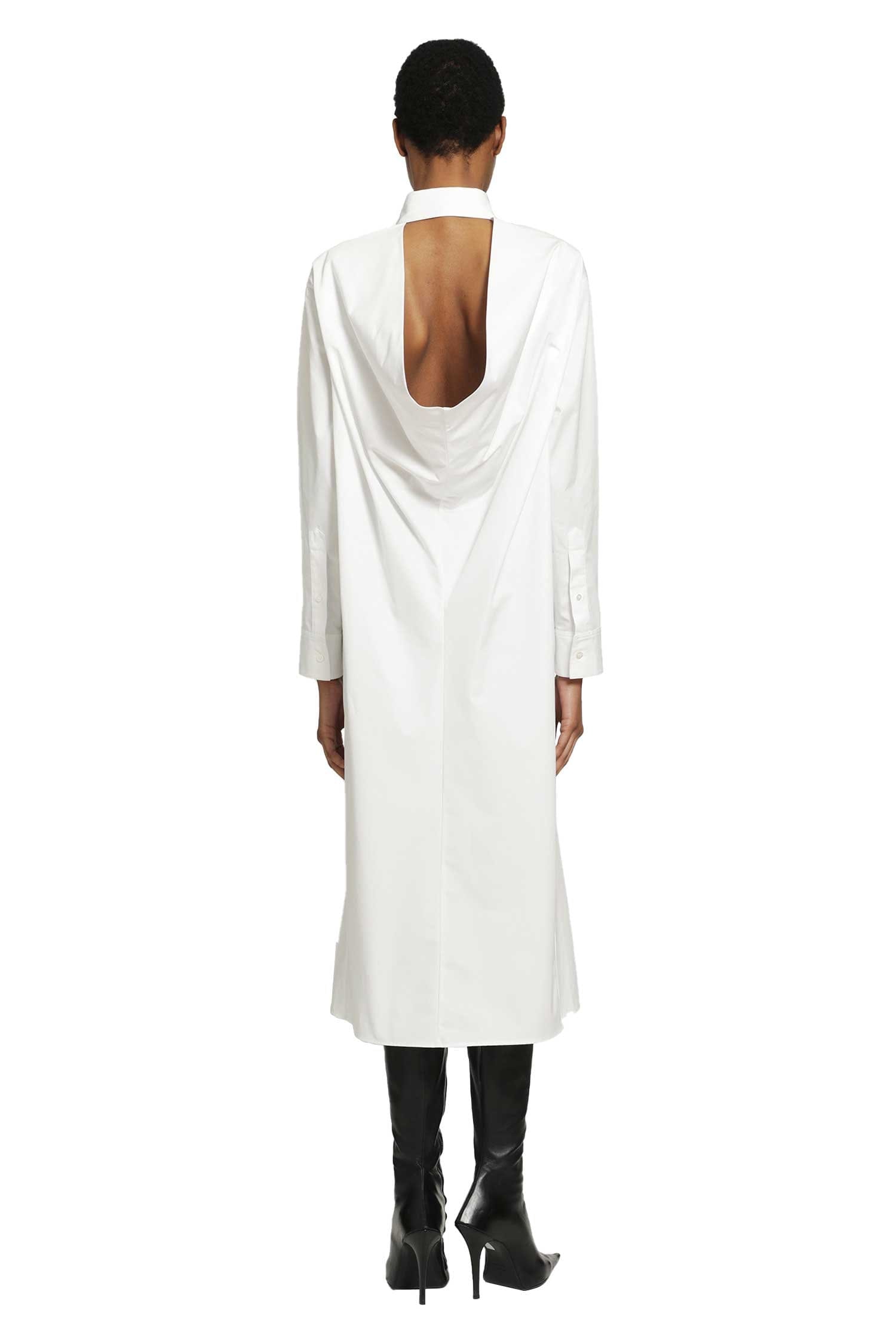 Balenciaga Draped Back Dress
