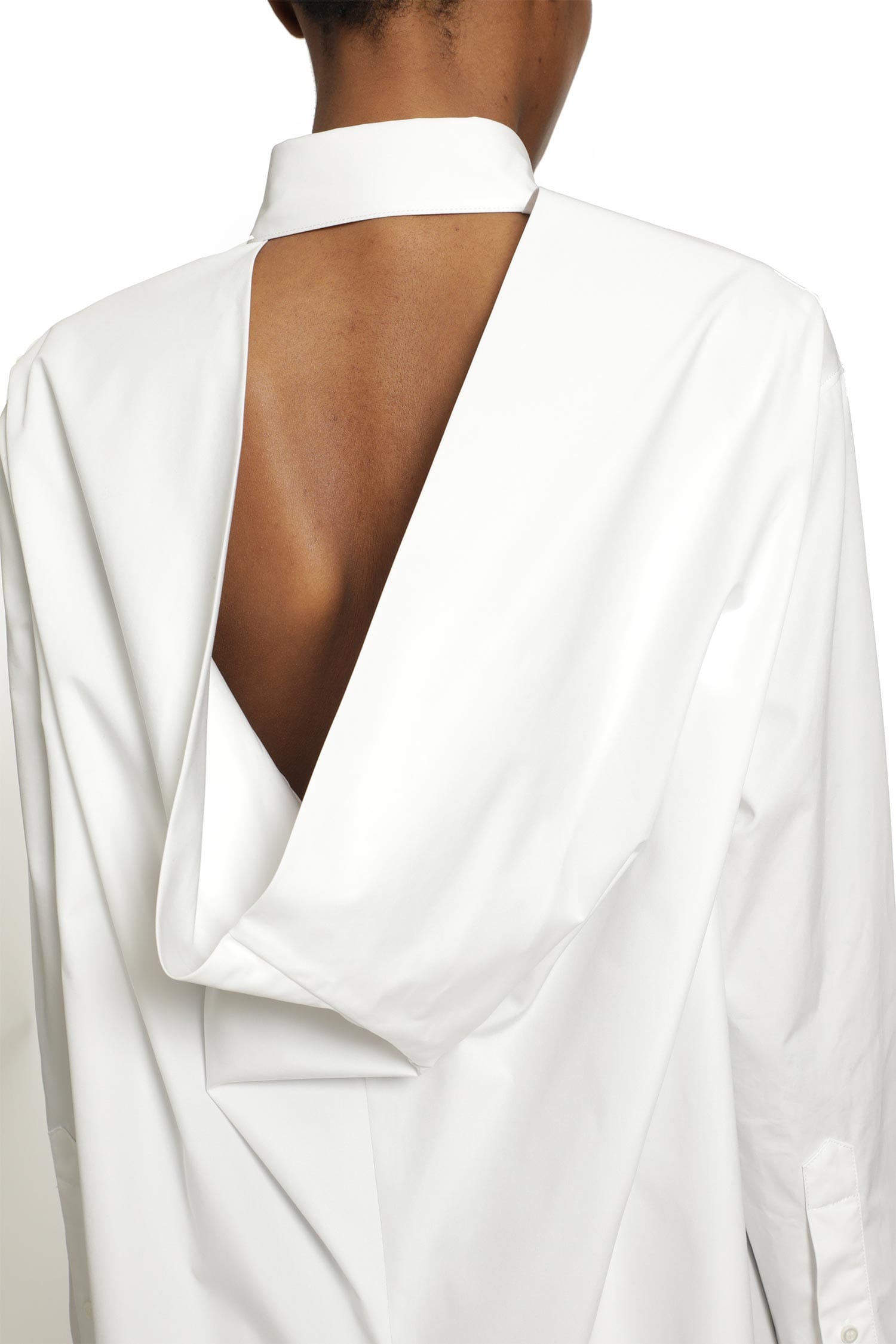 Balenciaga Draped Back Dress