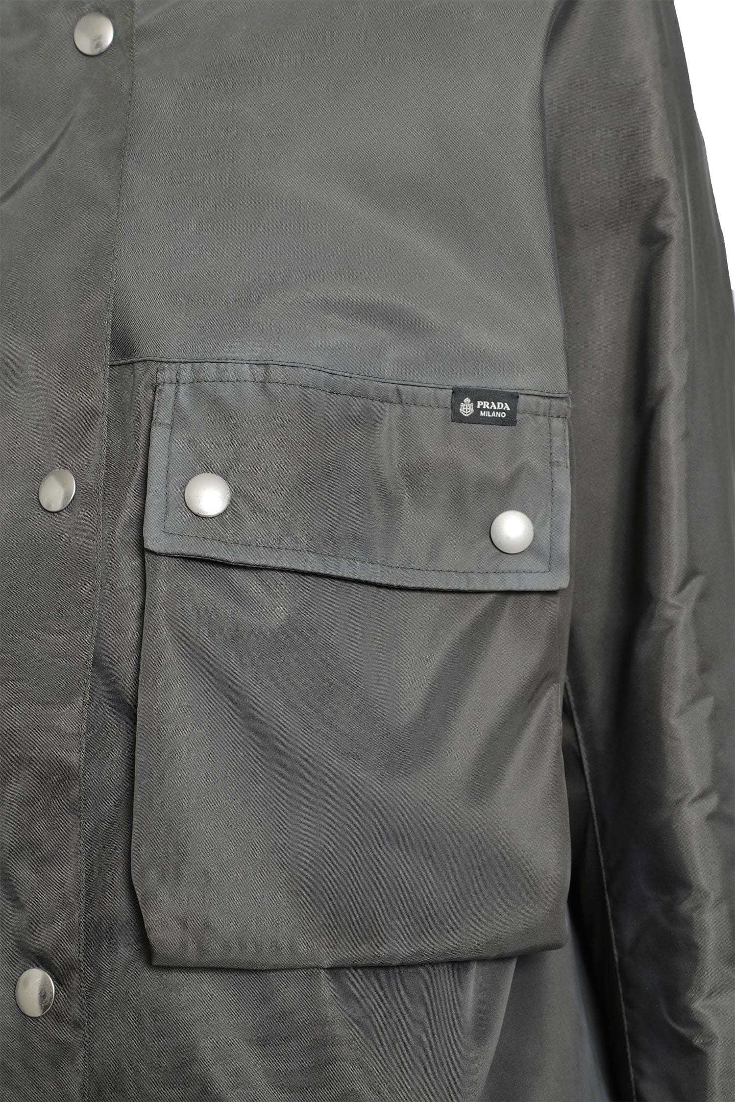 Prada Washed Re-Nylon Rain Jacket