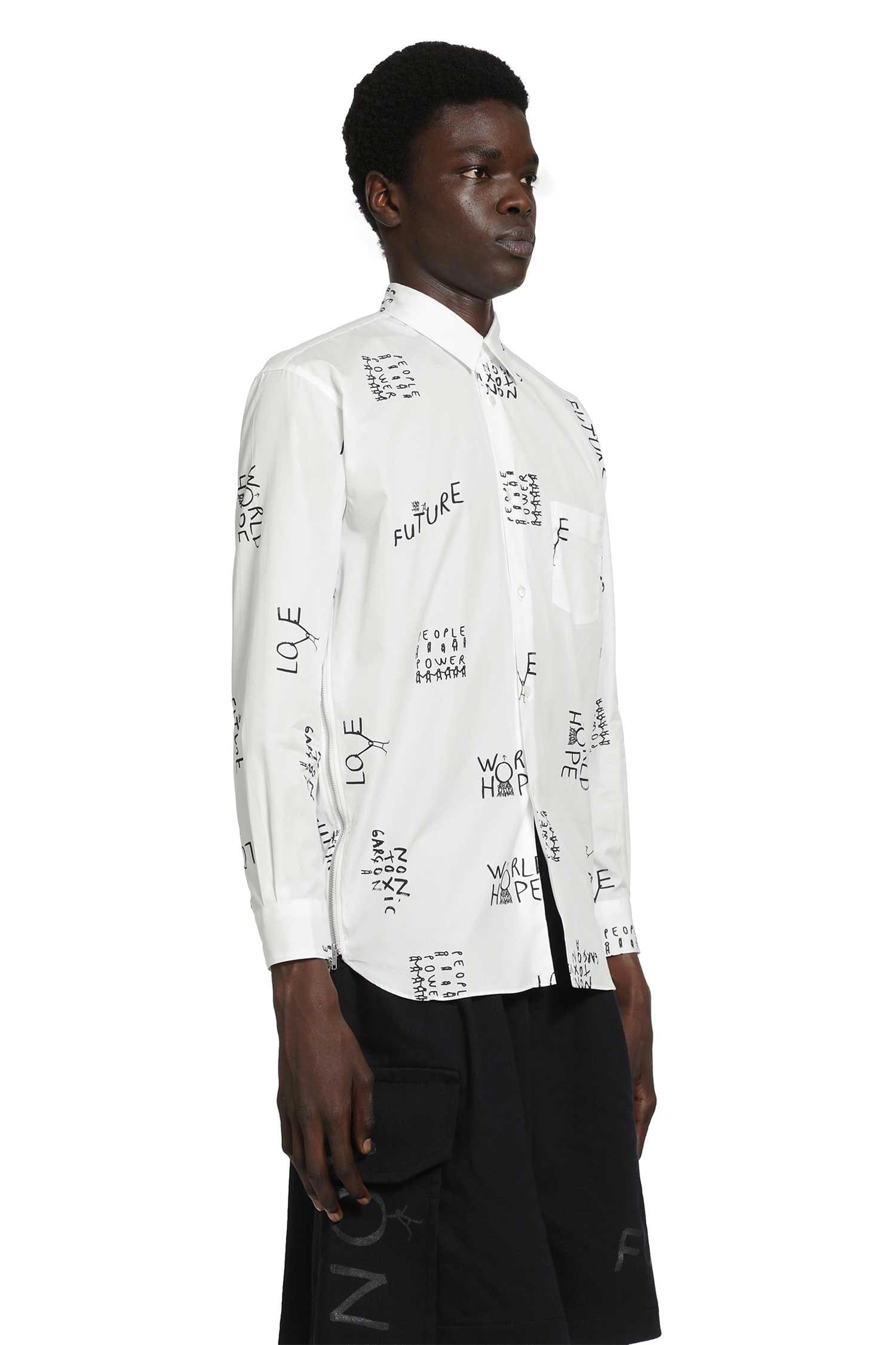 COMME DES GARCONS SHIRT Slogan Shirt