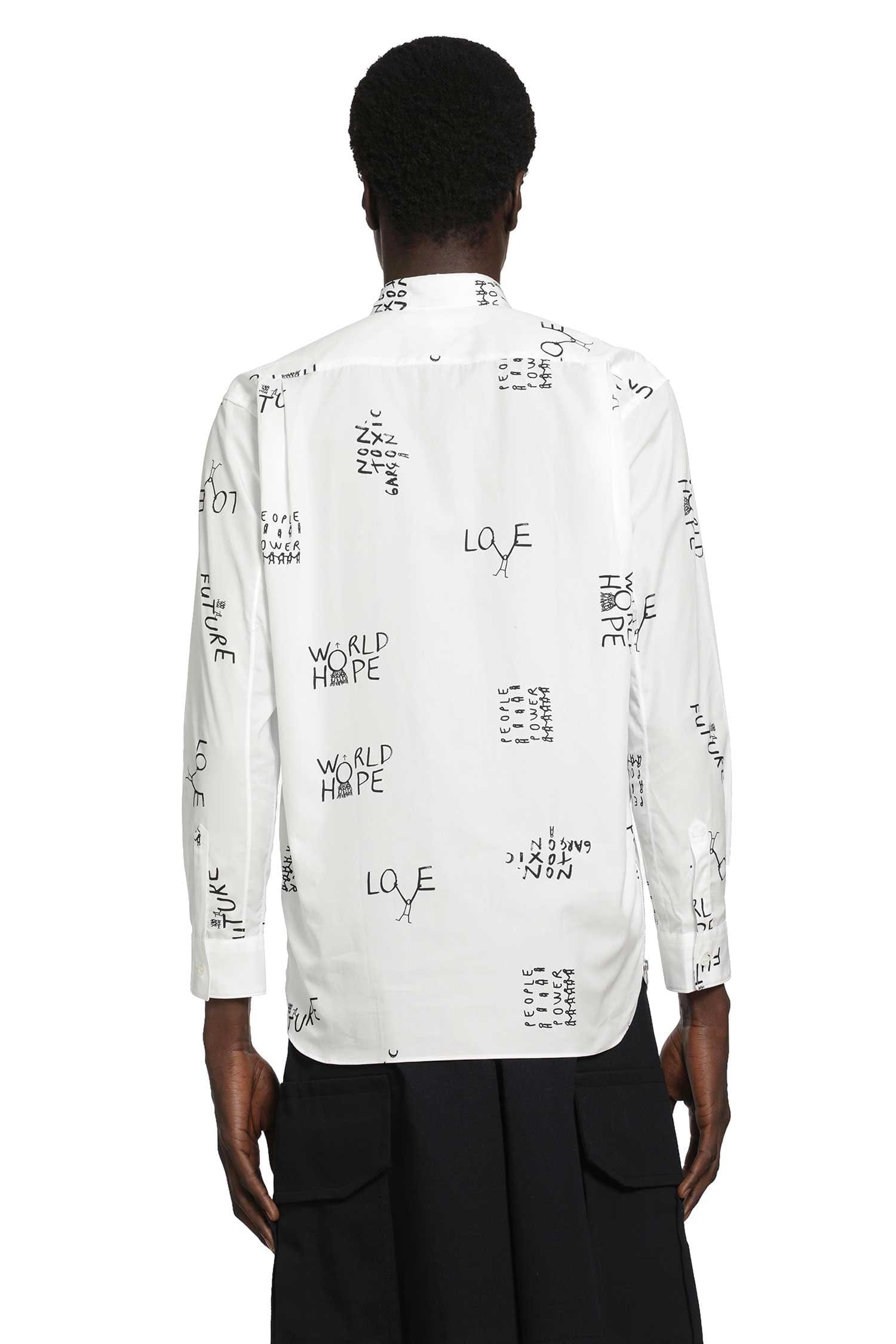 COMME DES GARCONS SHIRT Slogan Shirt