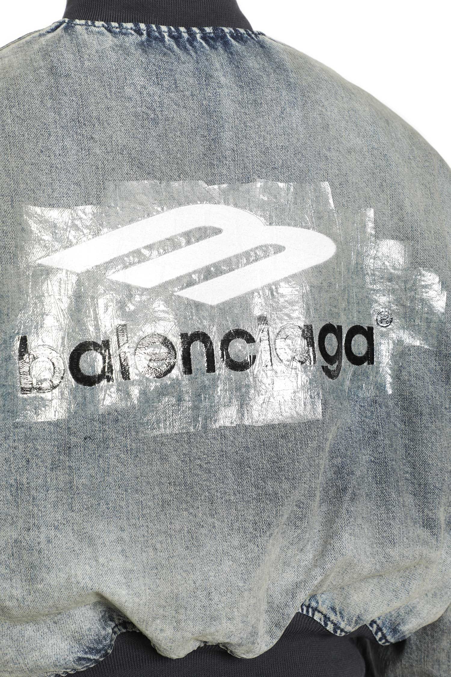Balenciaga Standard Denim Bomber Jacket