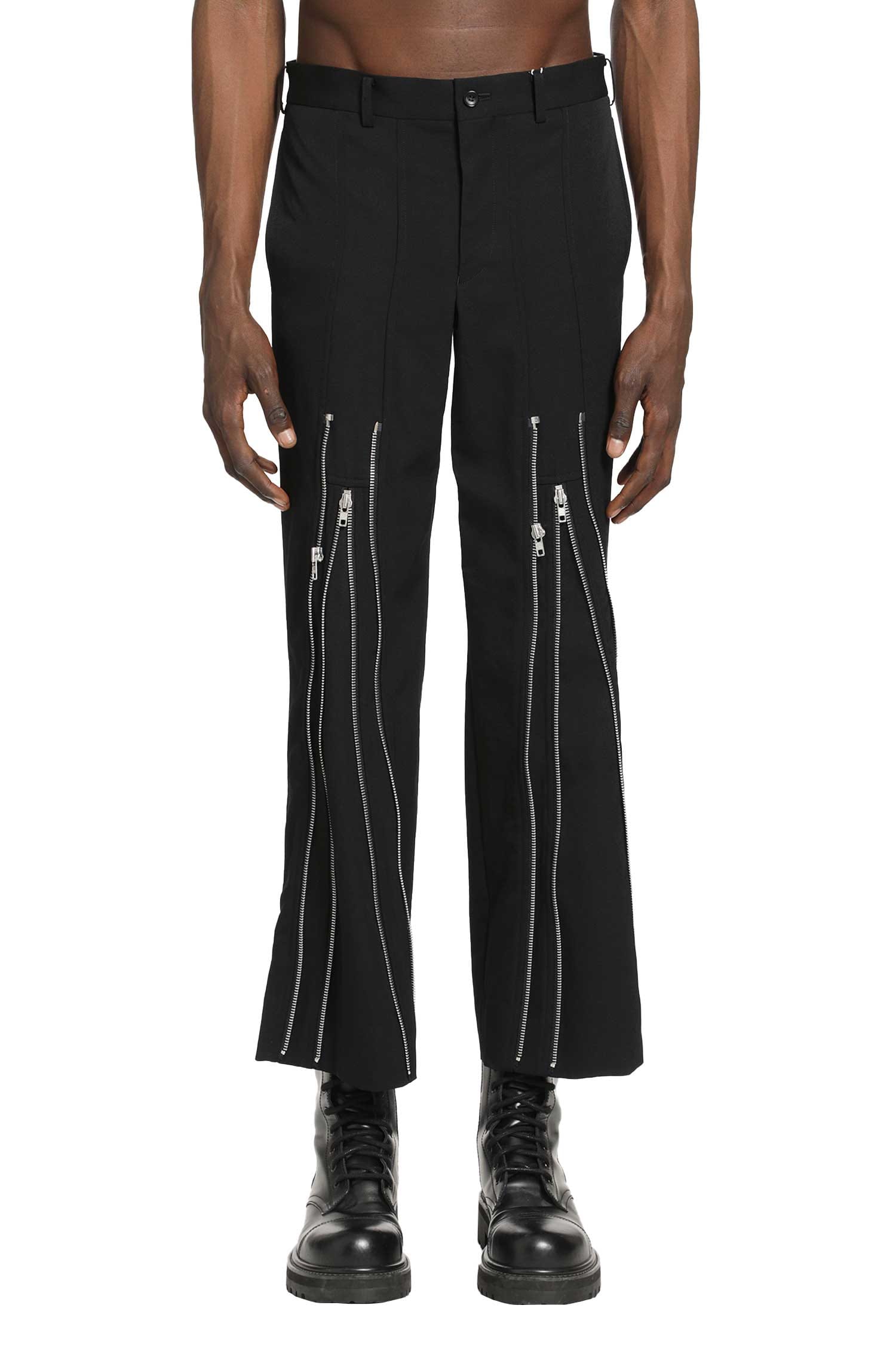 COMME DES GARCONS HOMME PLUS Zipped Wool Trousers