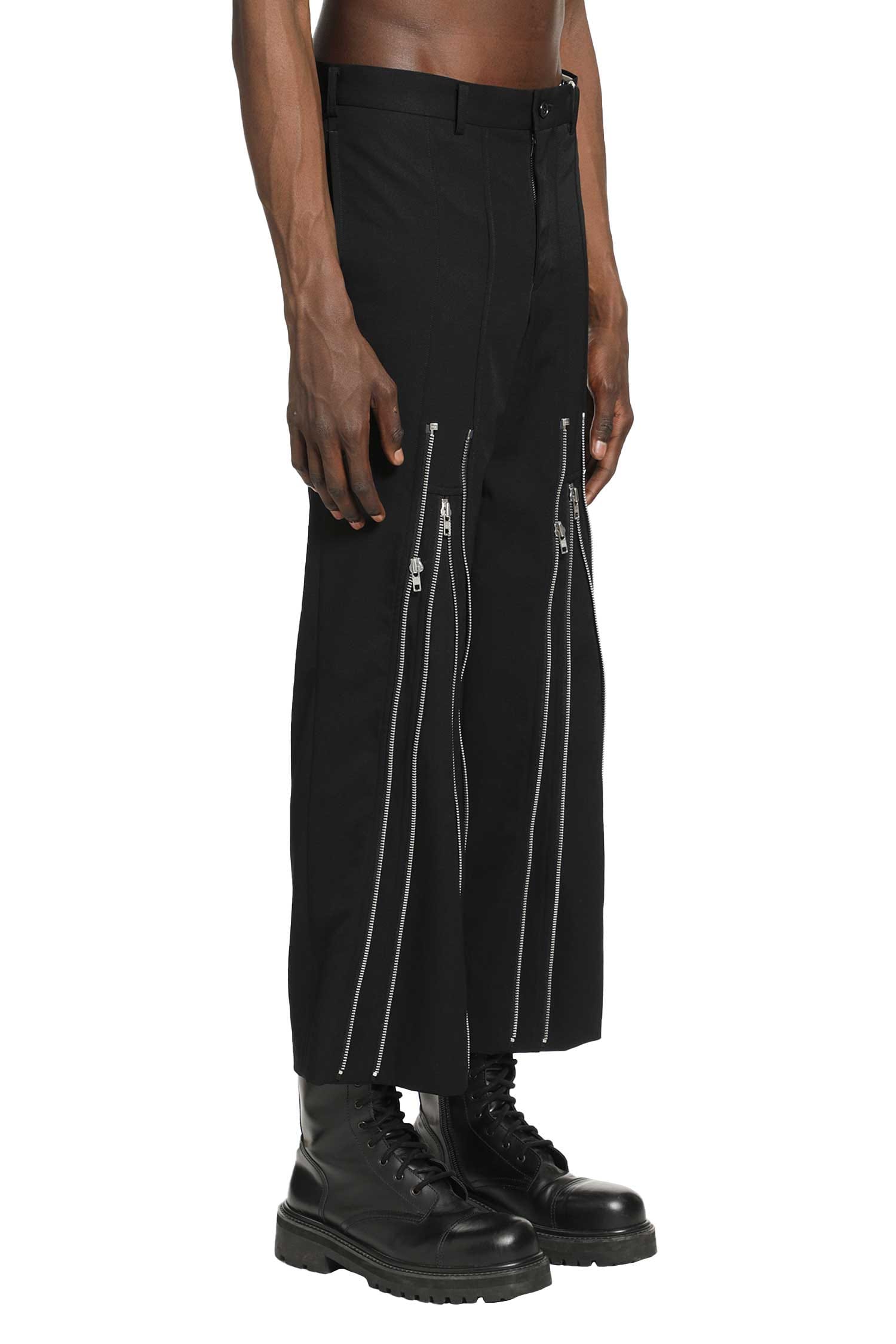 COMME DES GARCONS HOMME PLUS Zipped Wool Trousers