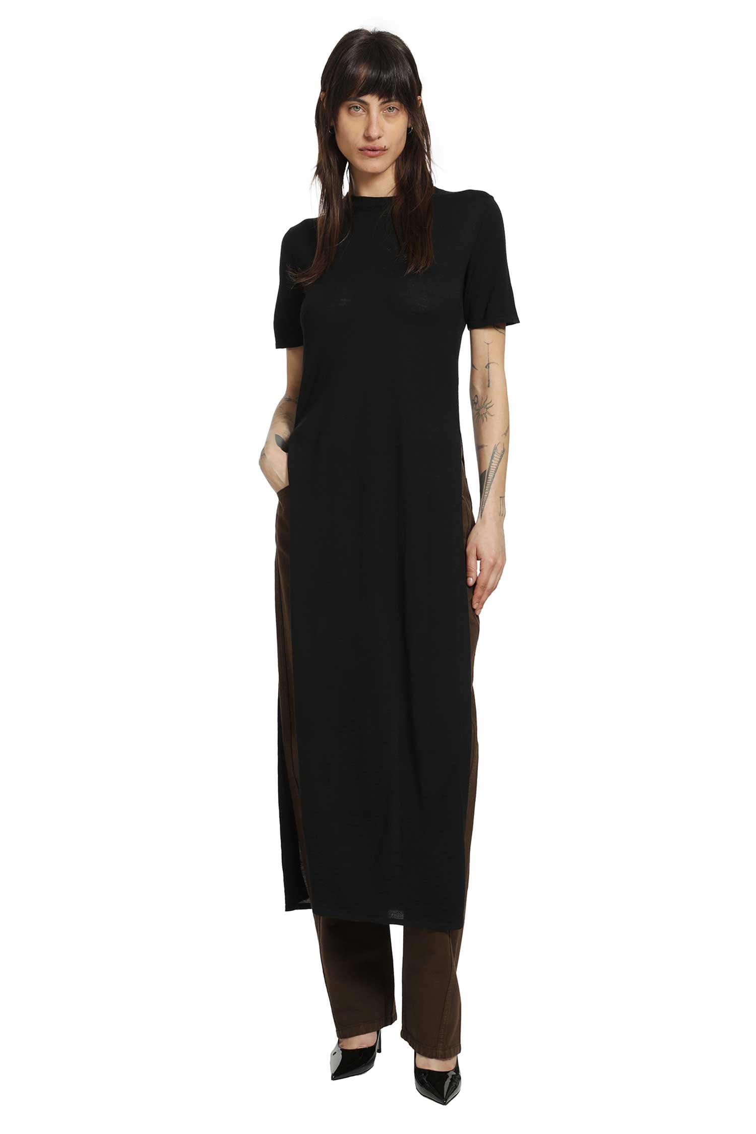 Saint Laurent Knitted T-Shirt Dress