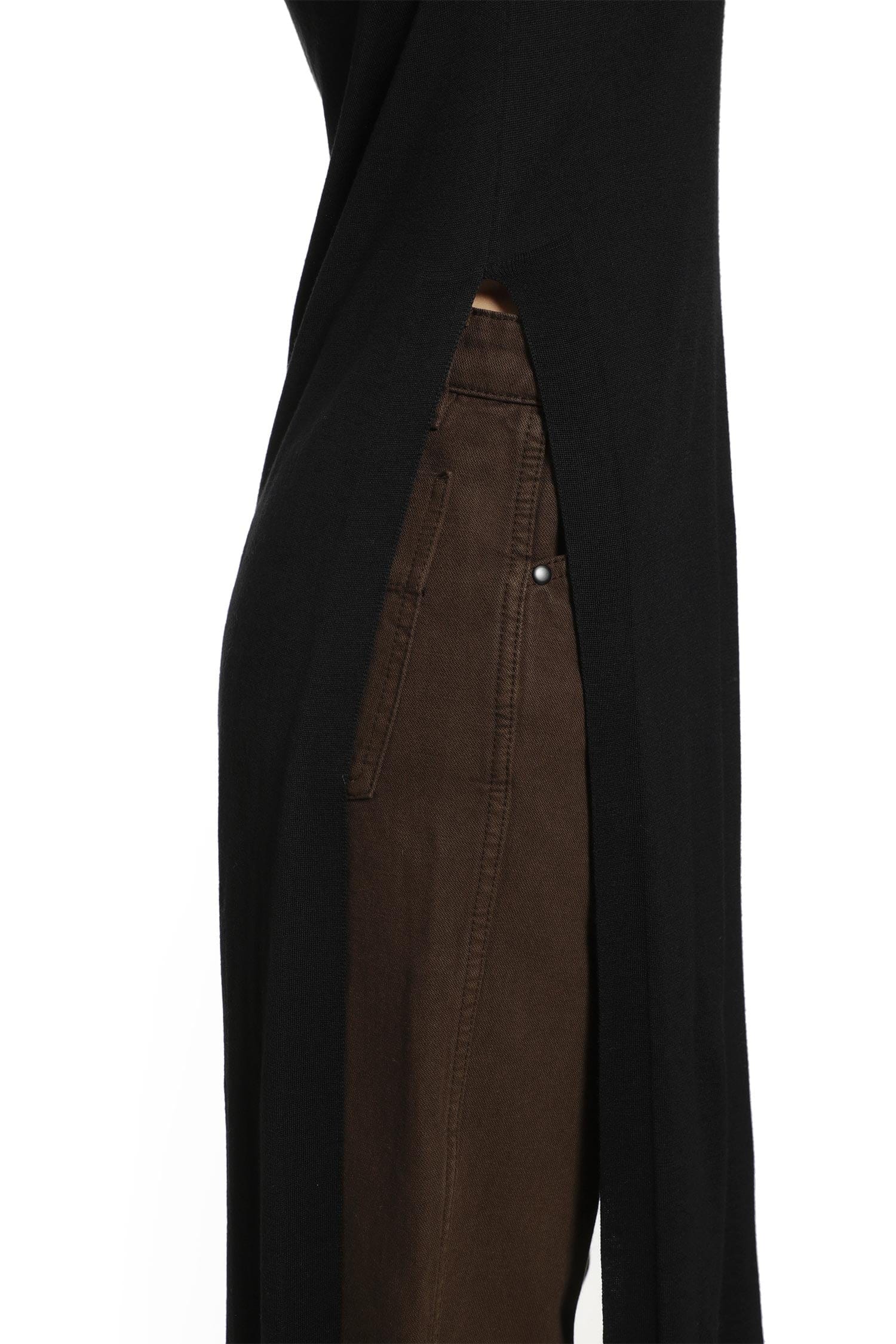 Saint Laurent Knitted T-Shirt Dress