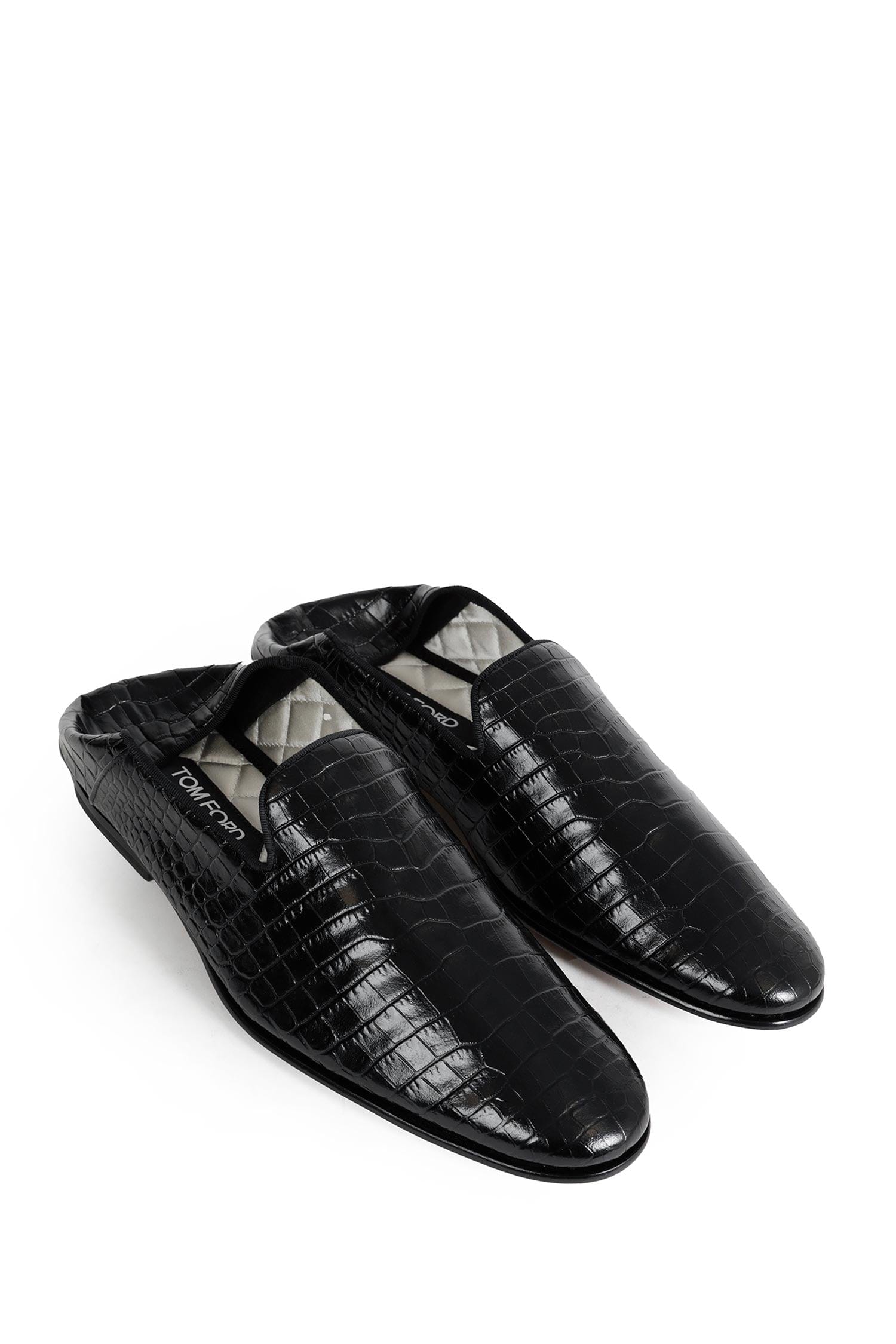TOM FORD Printed Alligator Steven Slippers