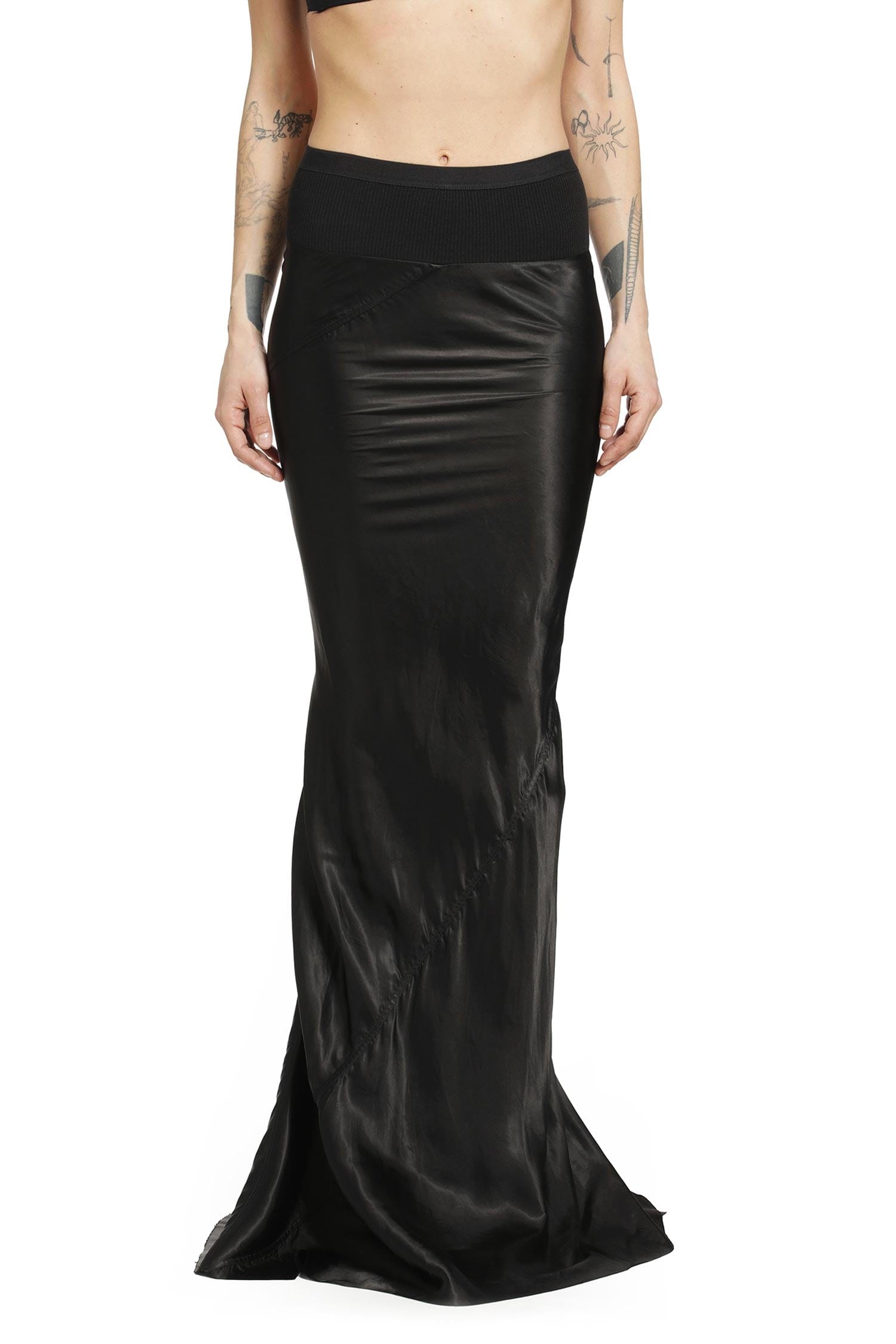 Rick Owens Temple Slim Long Coda Skirt