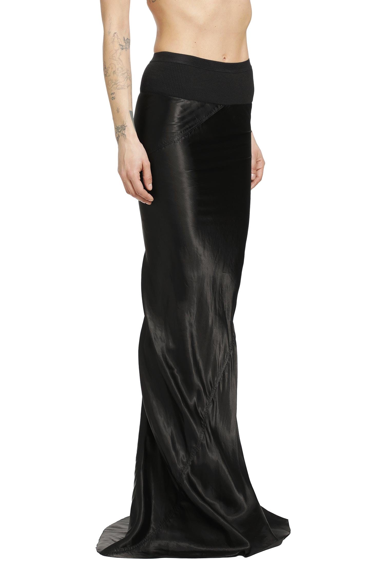 Rick Owens Temple Slim Long Coda Skirt