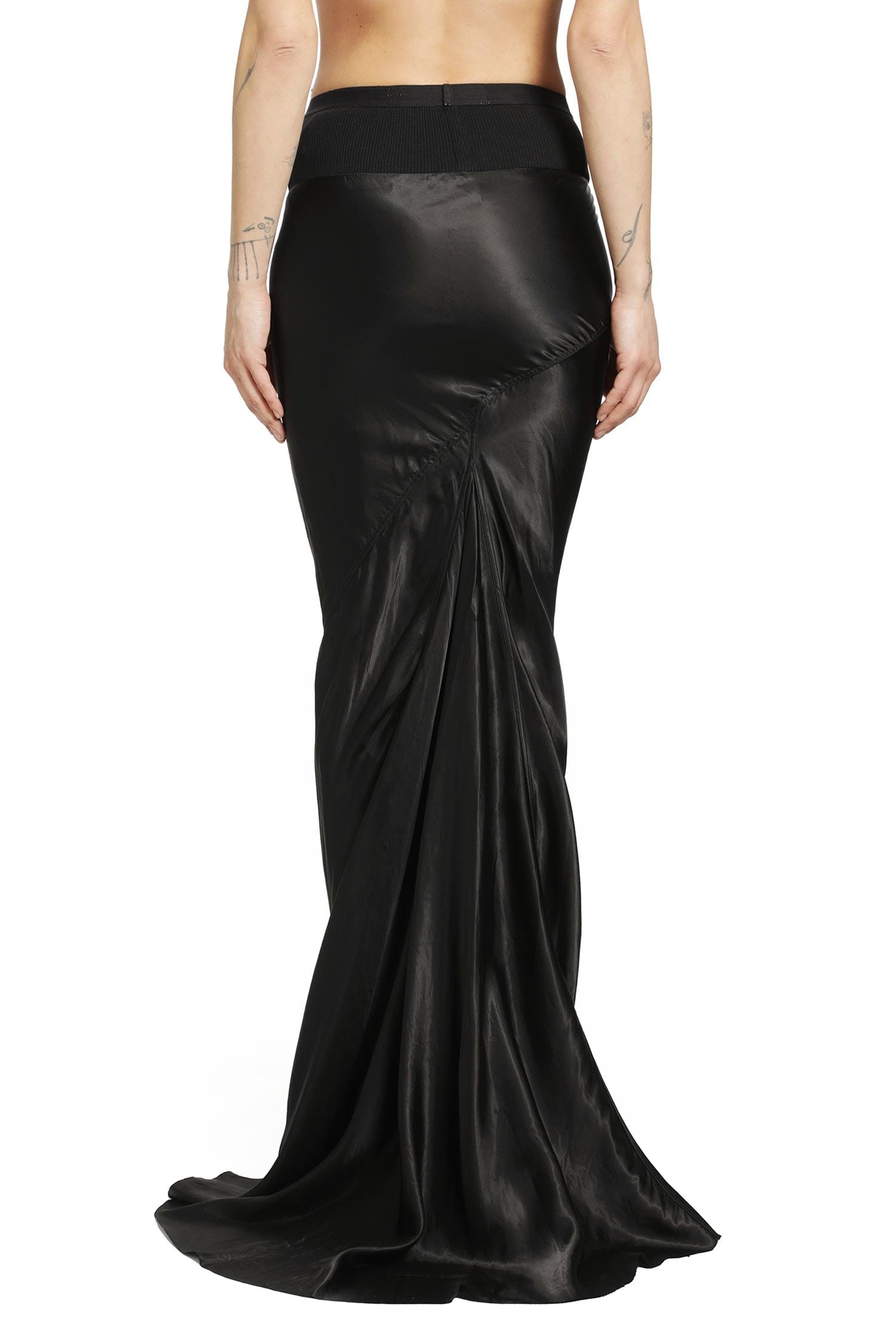 Rick Owens Temple Slim Long Coda Skirt