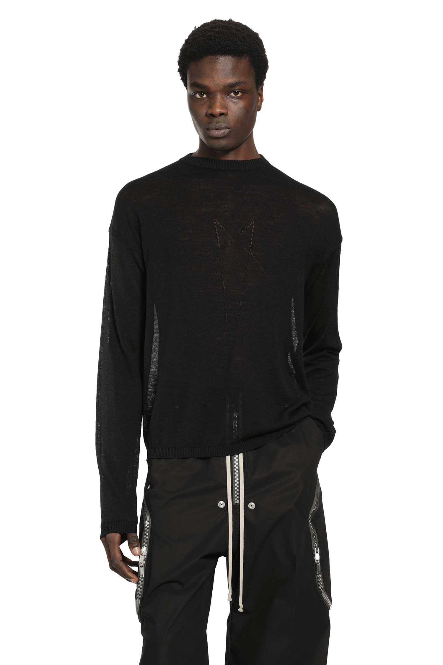 Rick Owens Temple Sheer Sweater