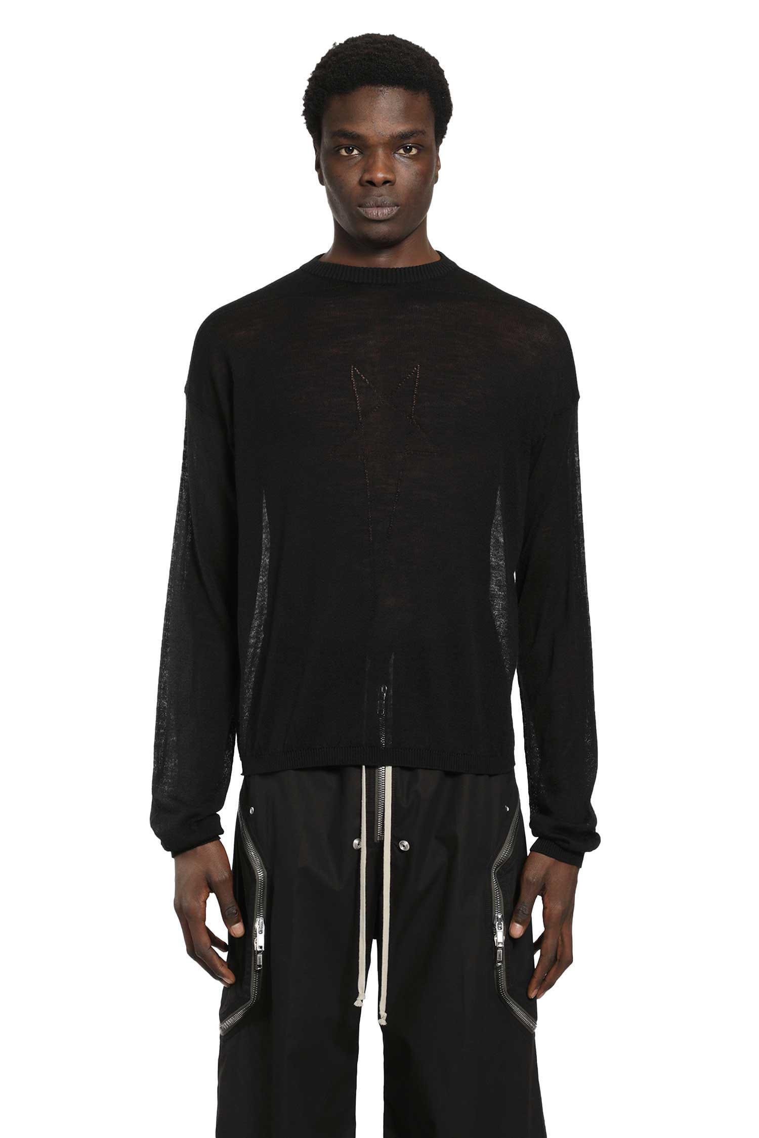 Rick Owens Temple Sheer Sweater
