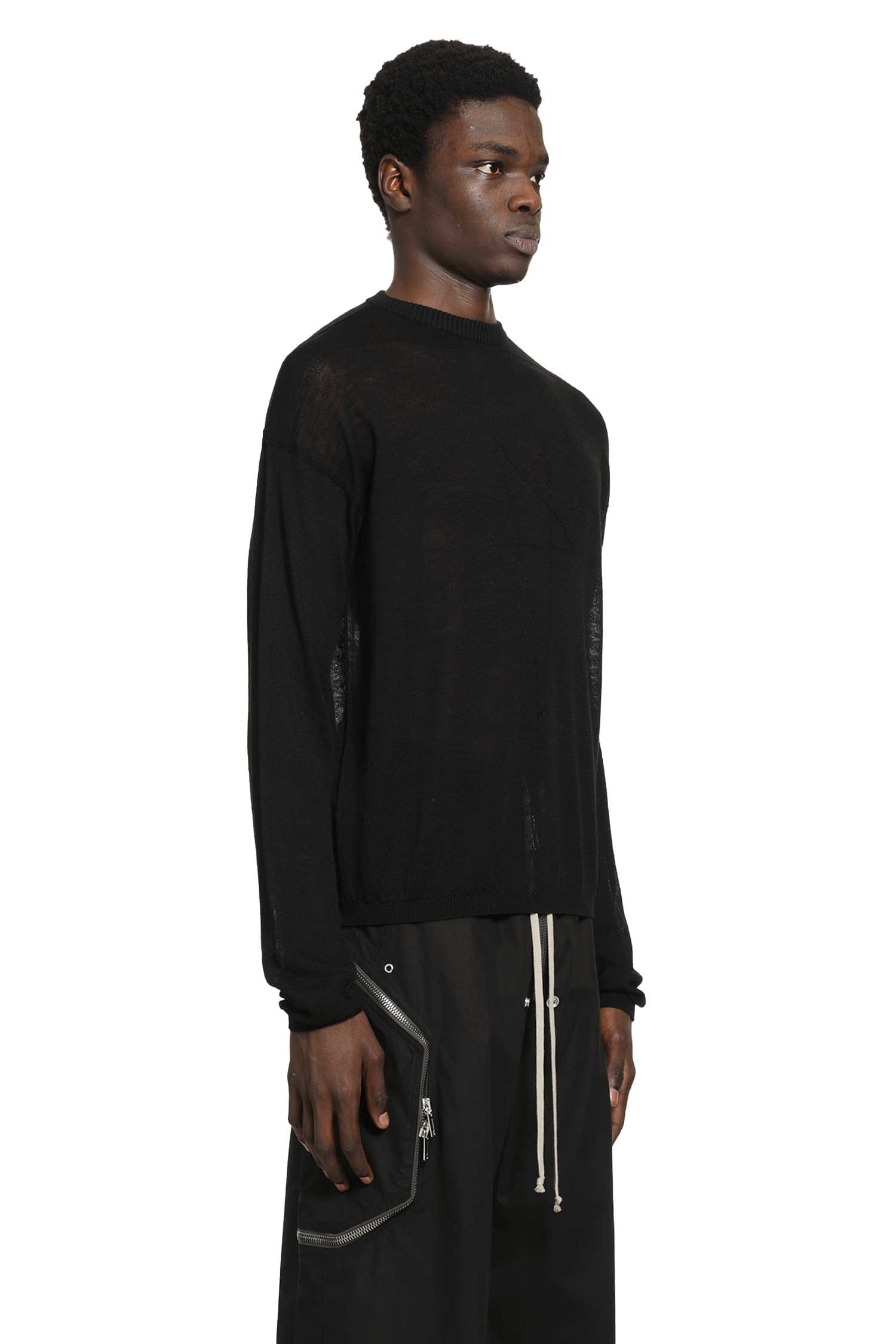 Rick Owens Temple Sheer Sweater