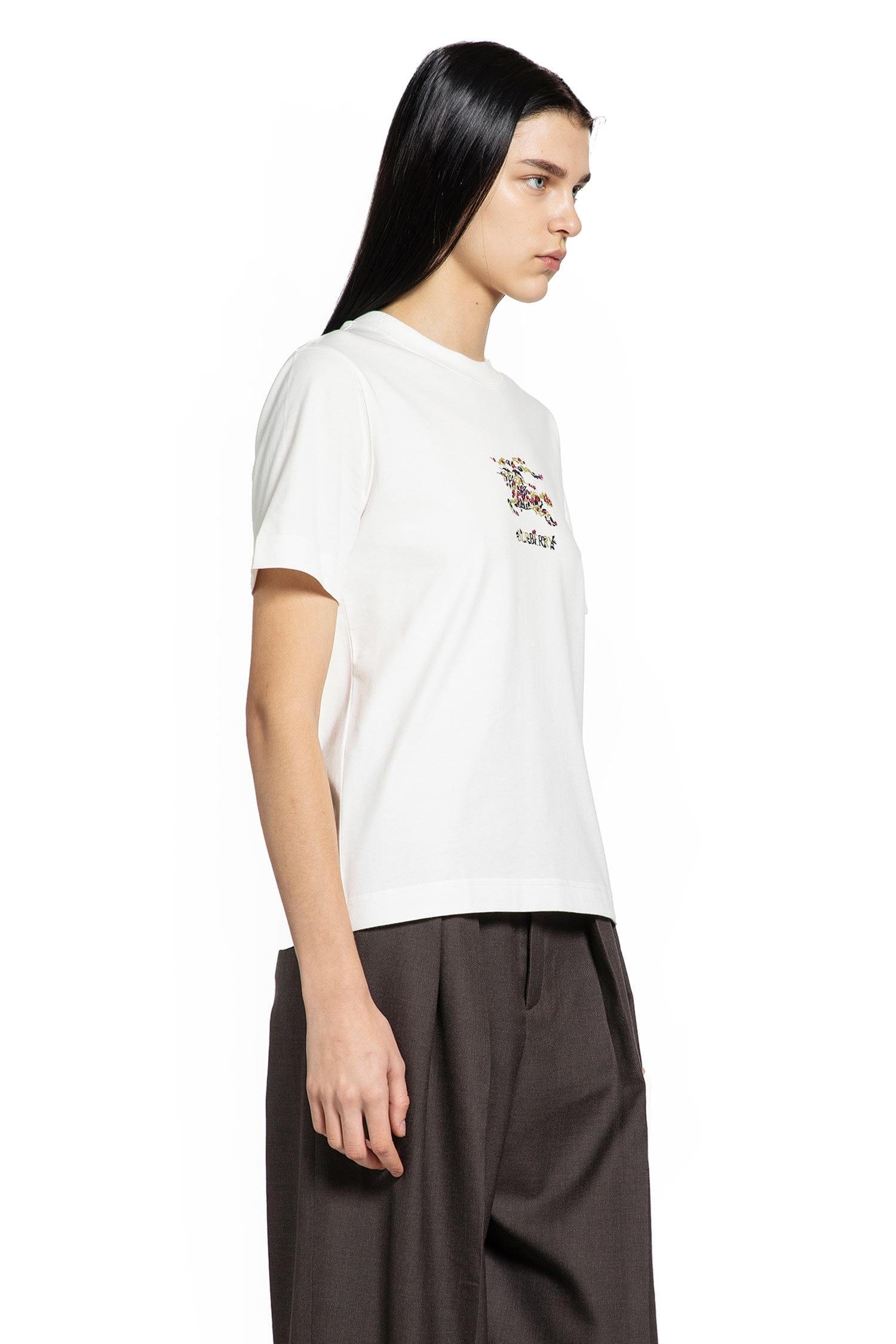 Burberry Floral Equestrian Knight T-Shirt