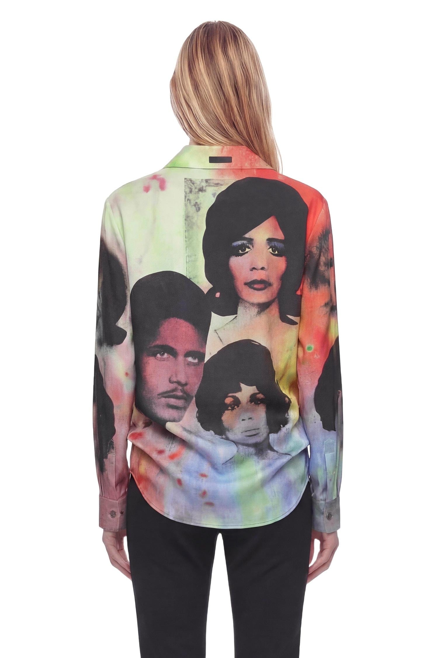Versace Printed Silk Twill Slim Shirt