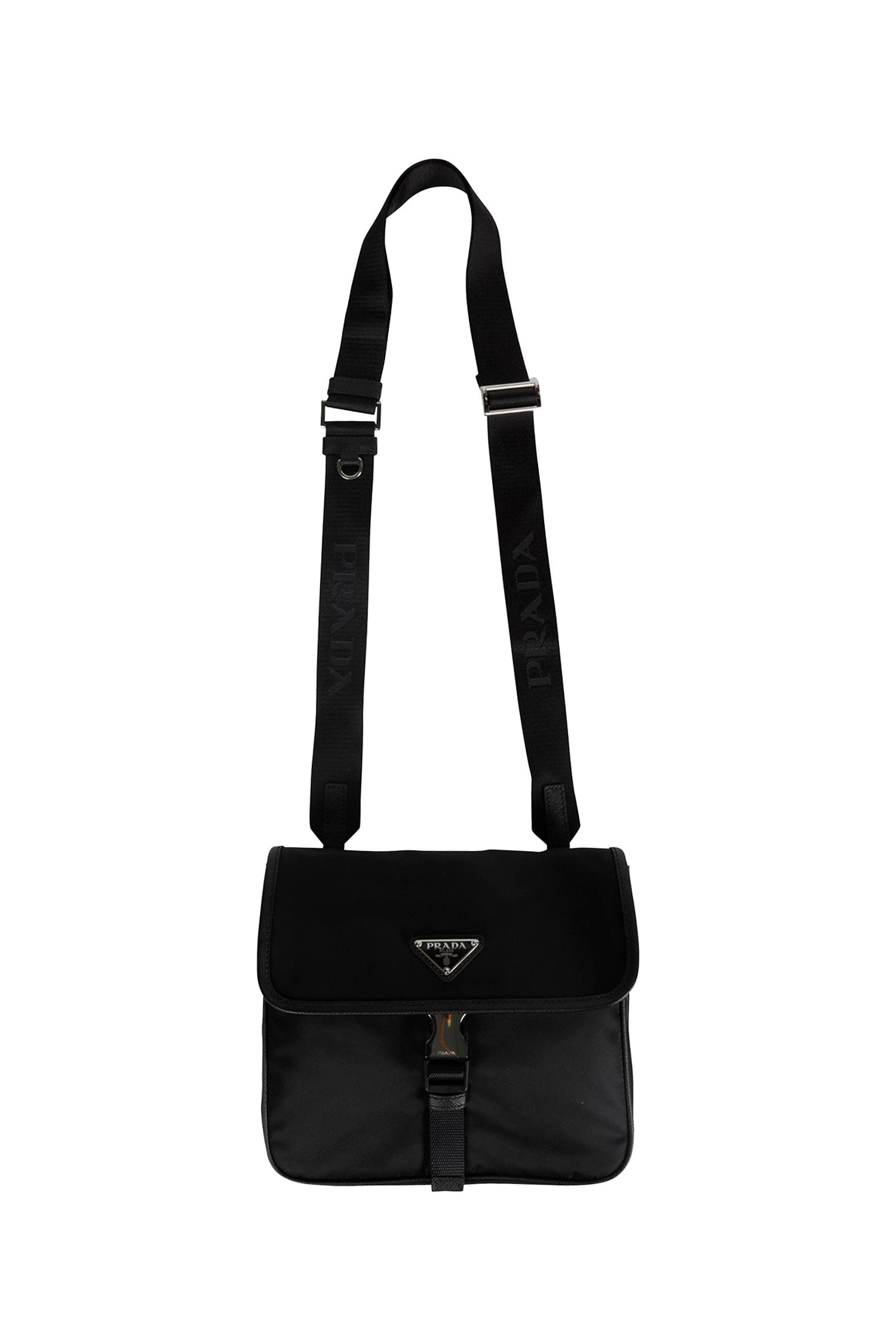 Prada Re-Nylon And Saffiano Leather Shoulder Bag