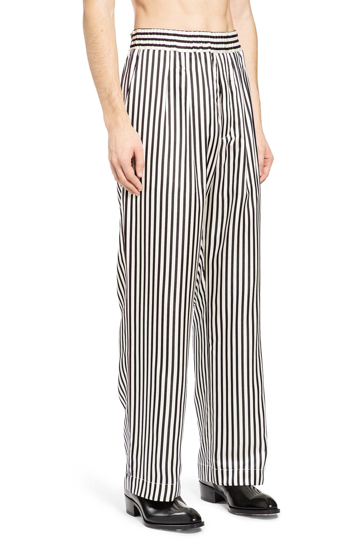 TOM FORD Fluid Silk Stripe Lounge Pants